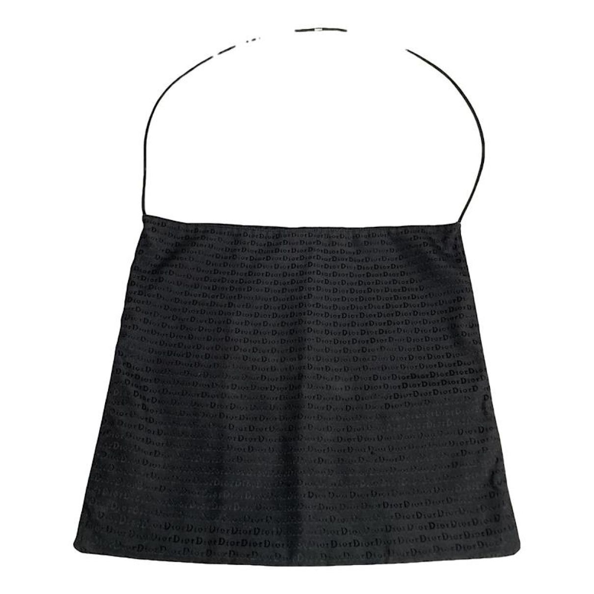 Dior Saddle Black Cotton Handbag Size ONE SIZE - 1 Thumbnail