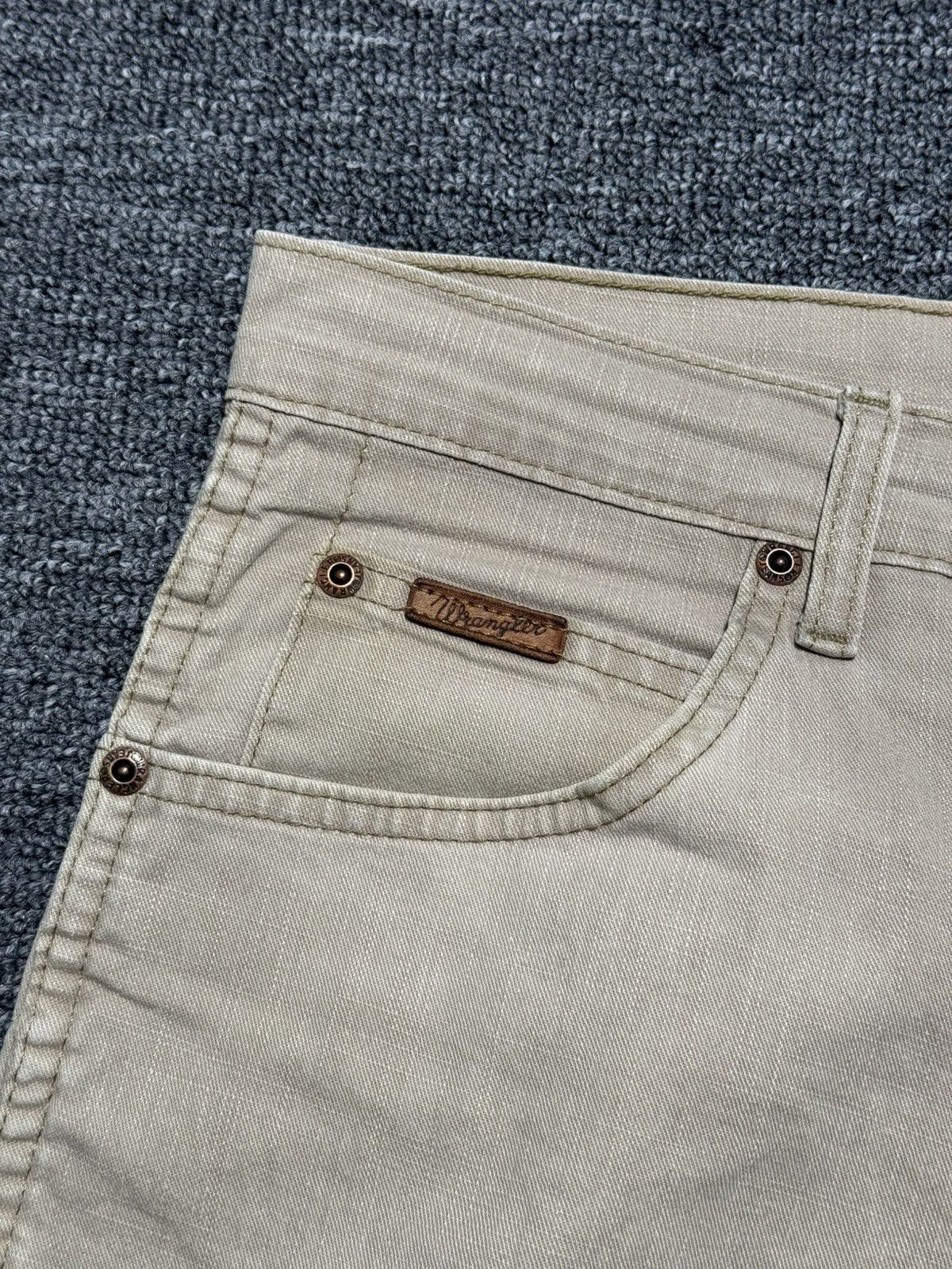 Wrangler Wrangler Texas Stretch Jeans Mens W32 L32 Beige Straight Leg Size US 32 / EU 48 - 6 Thumbnail