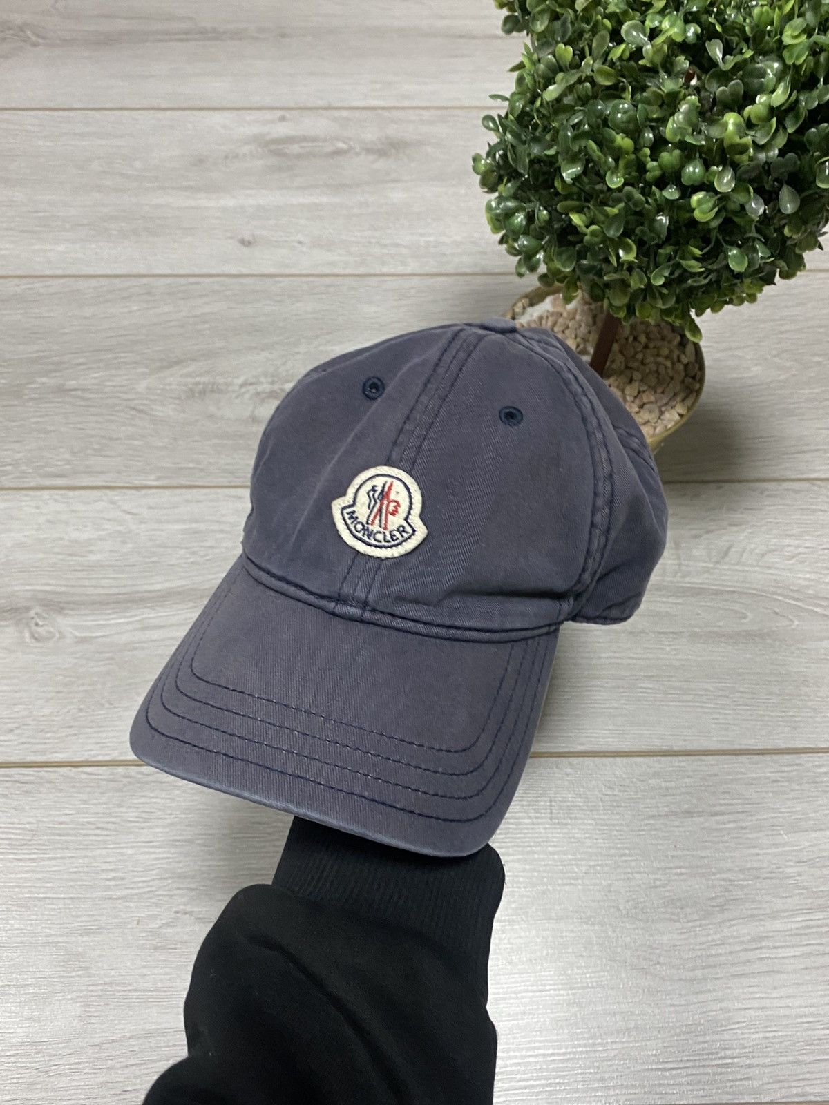Moncler Moncler beretto baseball logo faded cap hat Size ONE SIZE - 1 Thumbnail