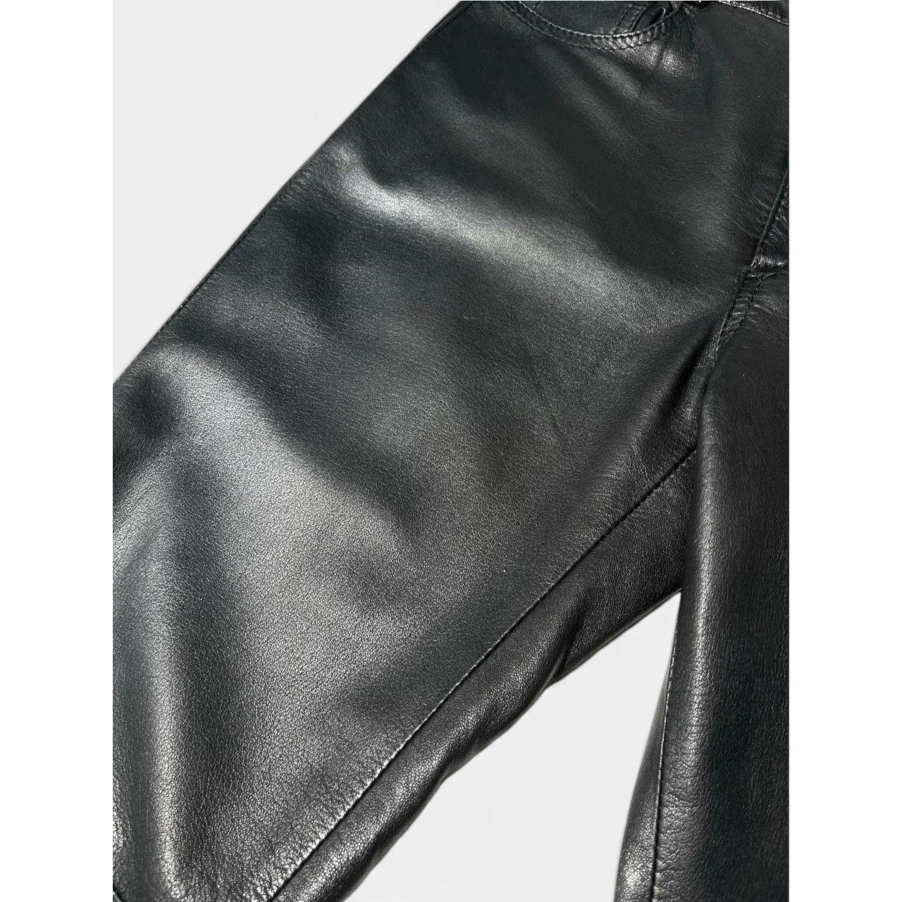 Ralph Lauren Purple Label Ralph Lauren Purple Label Rare Black Leather Pants Size 25" / US 0 / IT 36 - 18 Thumbnail