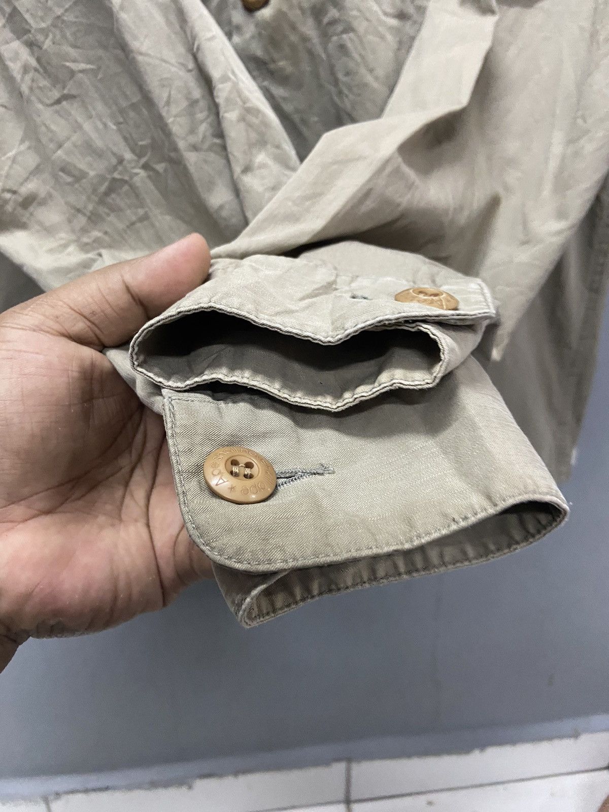Bape BAPE A BATHING APE ASNKA MILITARY STYLE BUTTON UP Size US M / EU 48-50 / 2 - 8 Thumbnail