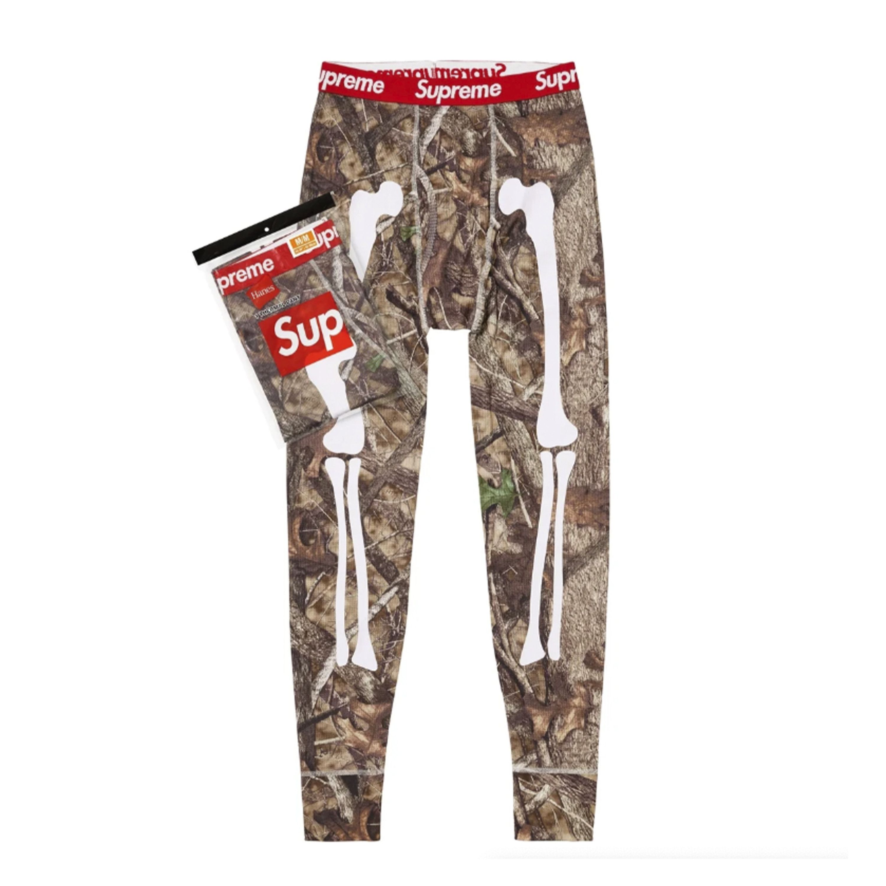 レッグウェア Supreme Hanes Bones Thermal Pant Floral Supreme Hanes