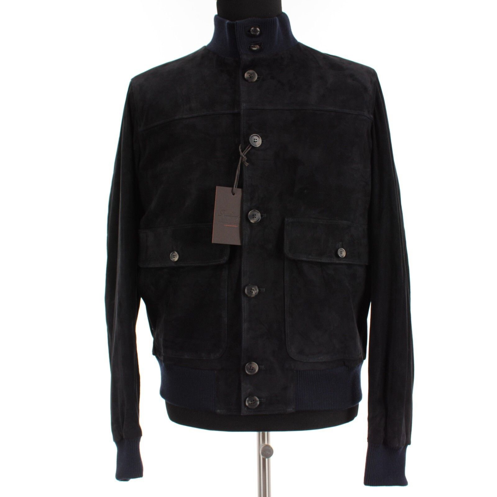 Rifugio Jacket Size L US In Blue Suede