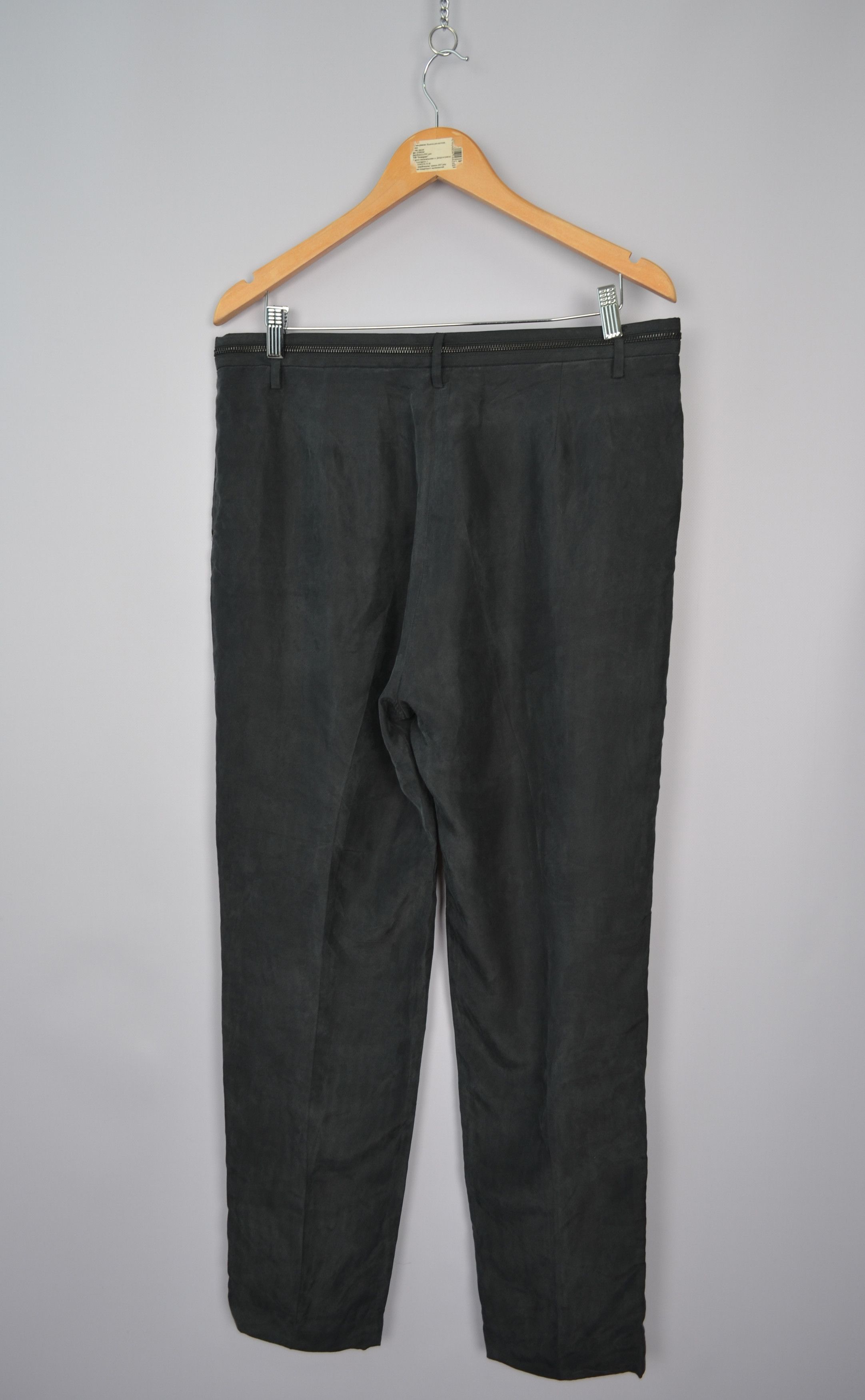 Acne Studios × Designer Acne Studios Play 100% Silk Pants Size 40 Zip Details Size 40" / US 18 - 7 Thumbnail