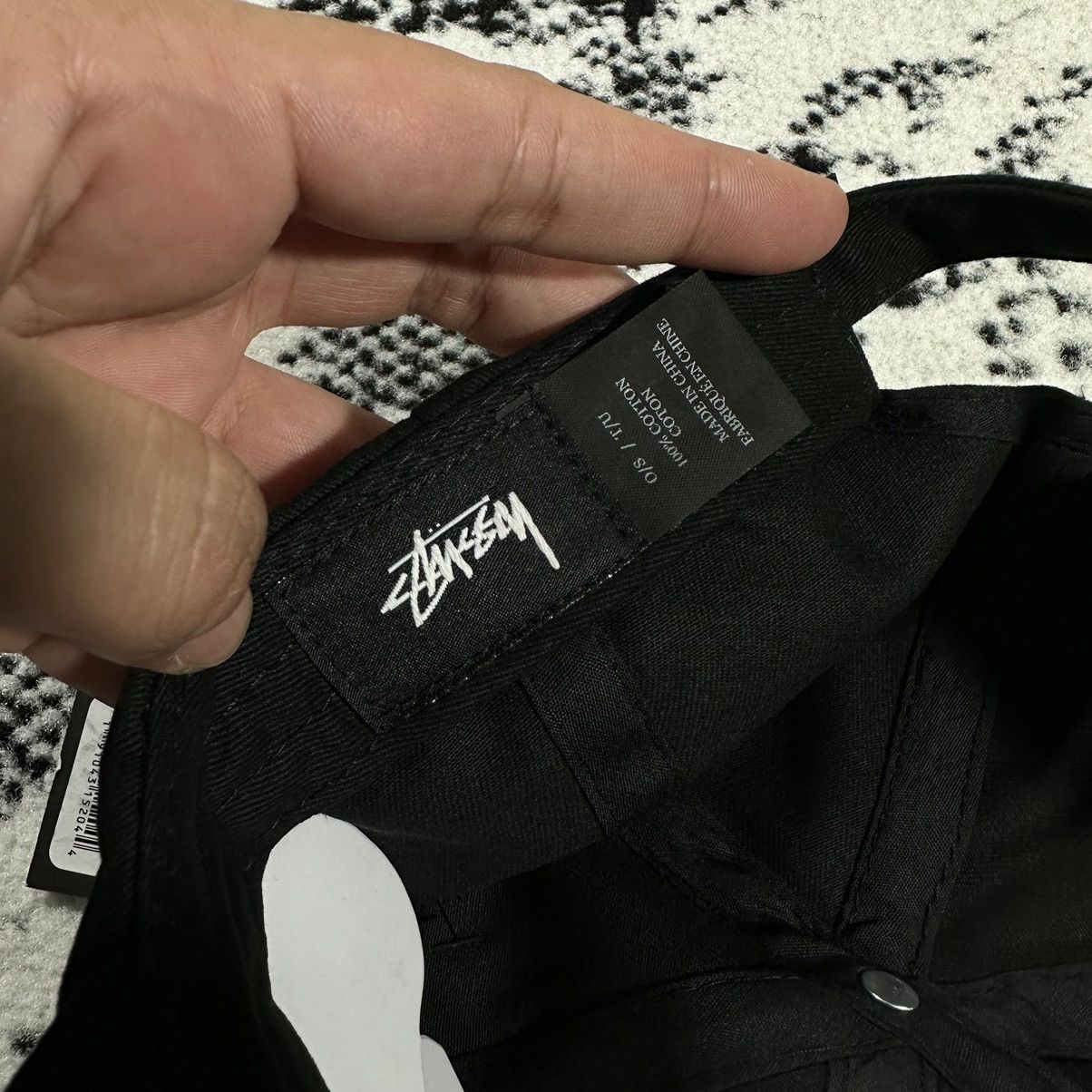 Stussy × Vintage STUSSY BEAR STRAPBACK CAP IN BLACK Size ONE SIZE - 4 Thumbnail