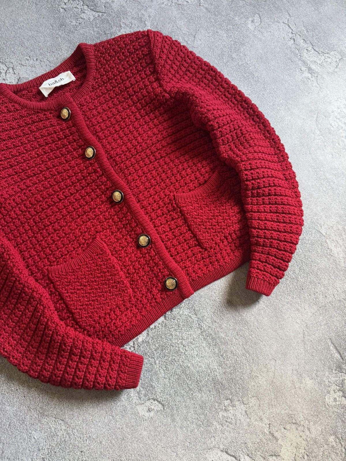 ba&sh BA&SH 1size BASH Gaspard Tweed Knitwear cardigan jacket Size S / US 4 / IT 40 - 7 Thumbnail