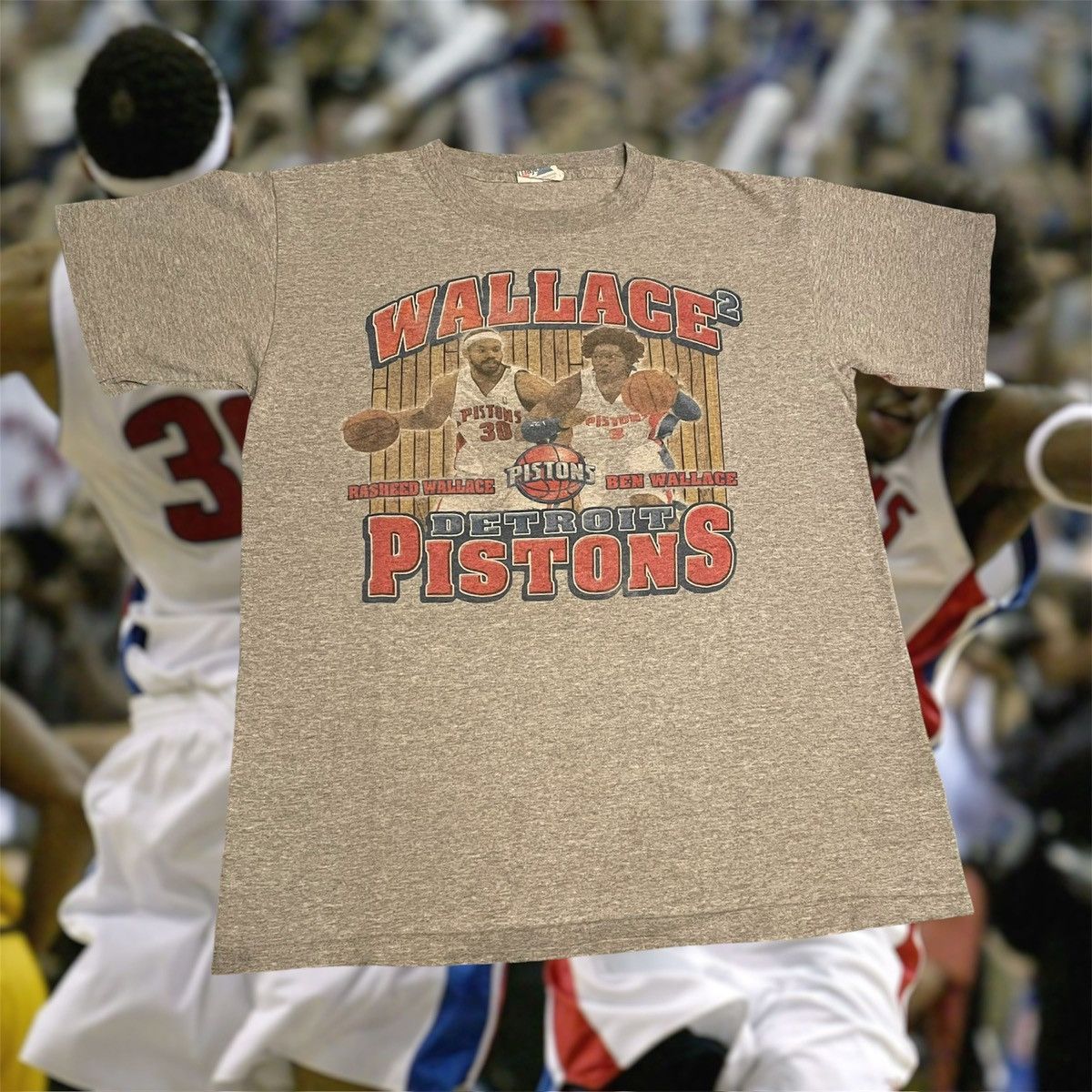 Vintage 2000s NBA Ben & Rasheed Wallace Detroit Pistons Tee