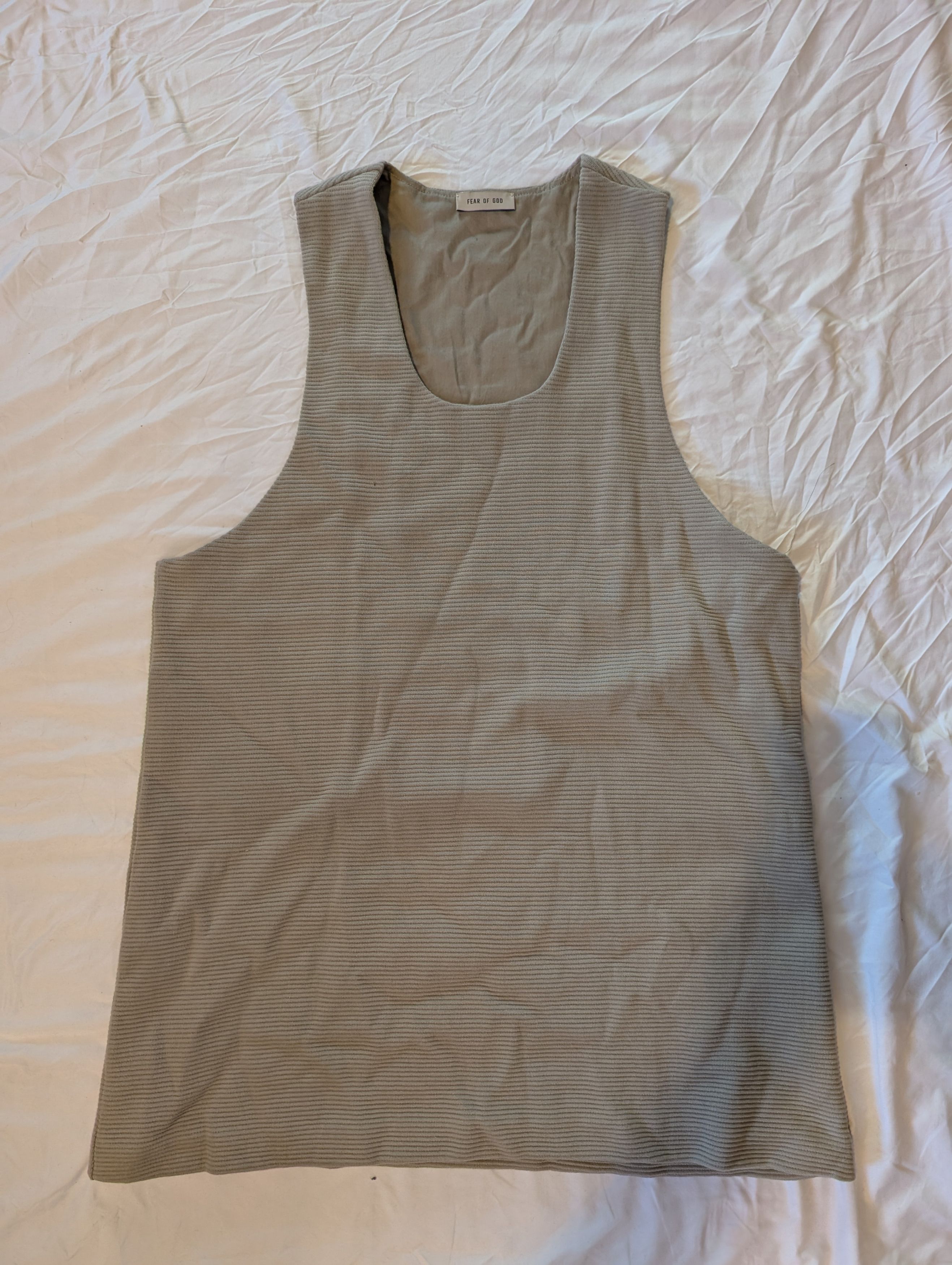 Fear of God Fear of god Fifth Collection Tank Top Grey | Grailed