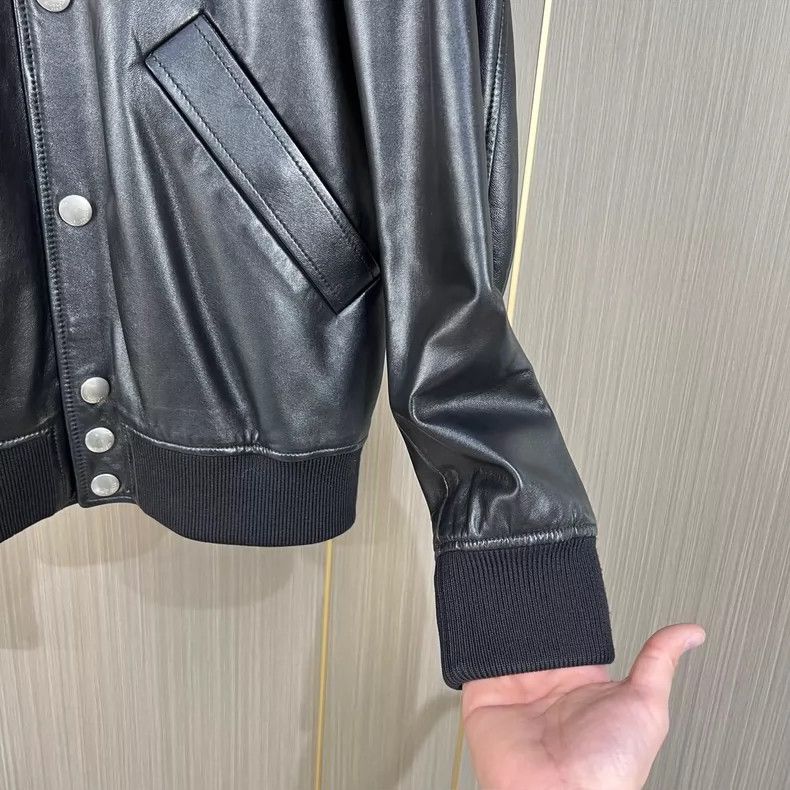 Givenchy Givenchy Five-star leather baseball jacket 2506-Nextarrow Size US S / EU 44-46 / 1 - 3 Thumbnail