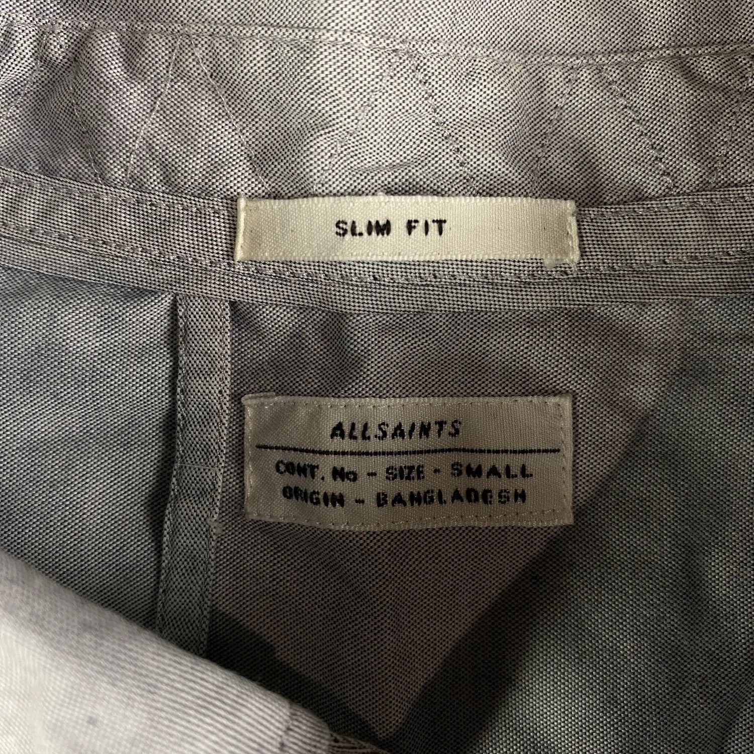 Allsaints Mens Long Sleeve Shirts AllSaints Size S Cotton Size US S / EU 44-46 / 1 - 4 Thumbnail