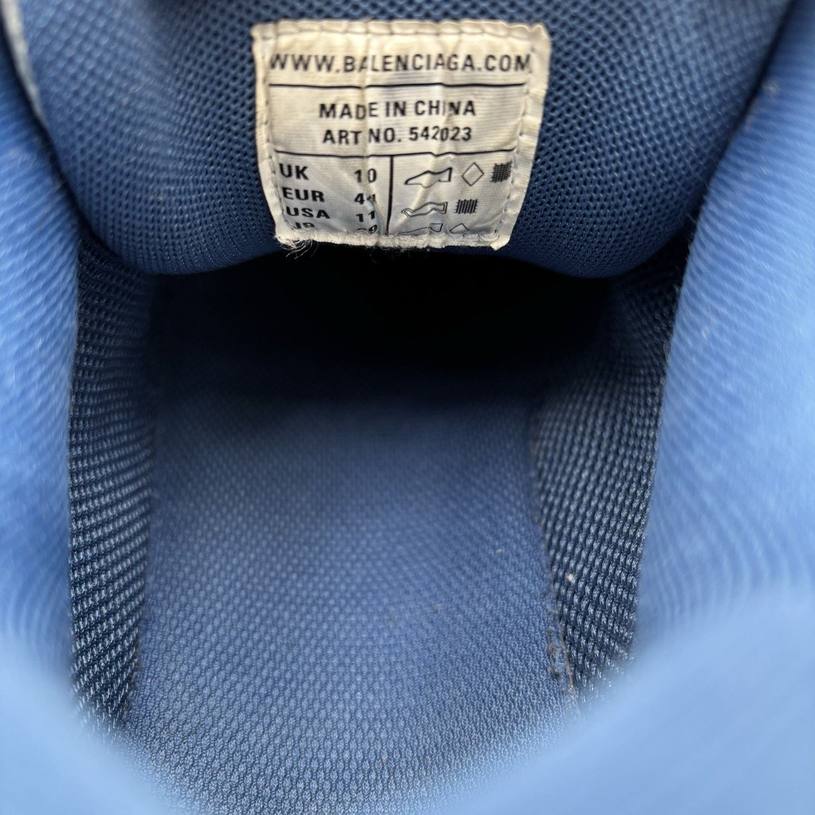 Balenciaga Balenciaga Track ' White, Navy ' | GOOD CONDITION! Size US 11 / EU 44 - 20 Thumbnail