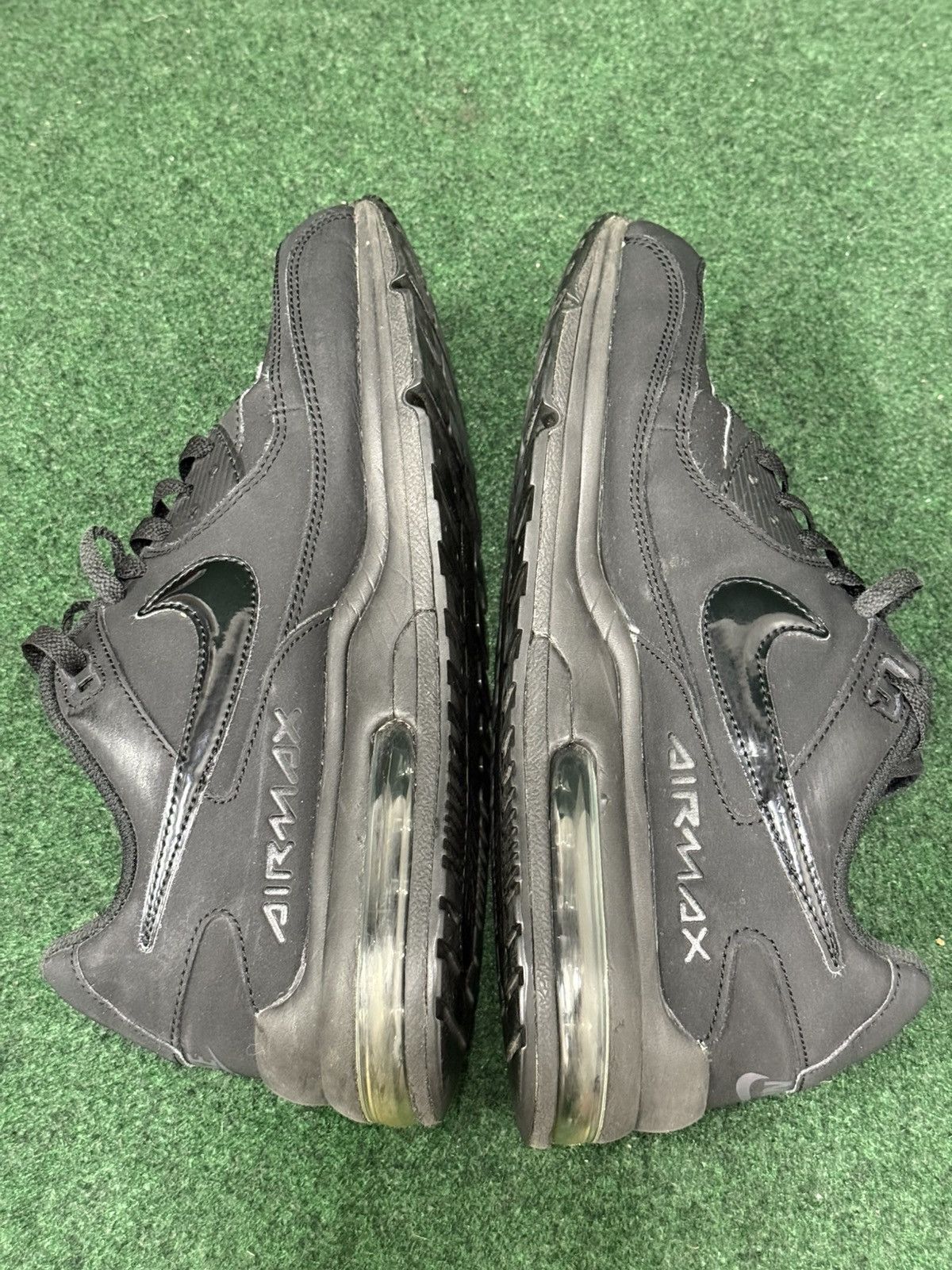 Nike 2015 Nike Air Max Wright 3 Triple Black 687974-002 Size US 11 / EU 44 - 4 Thumbnail