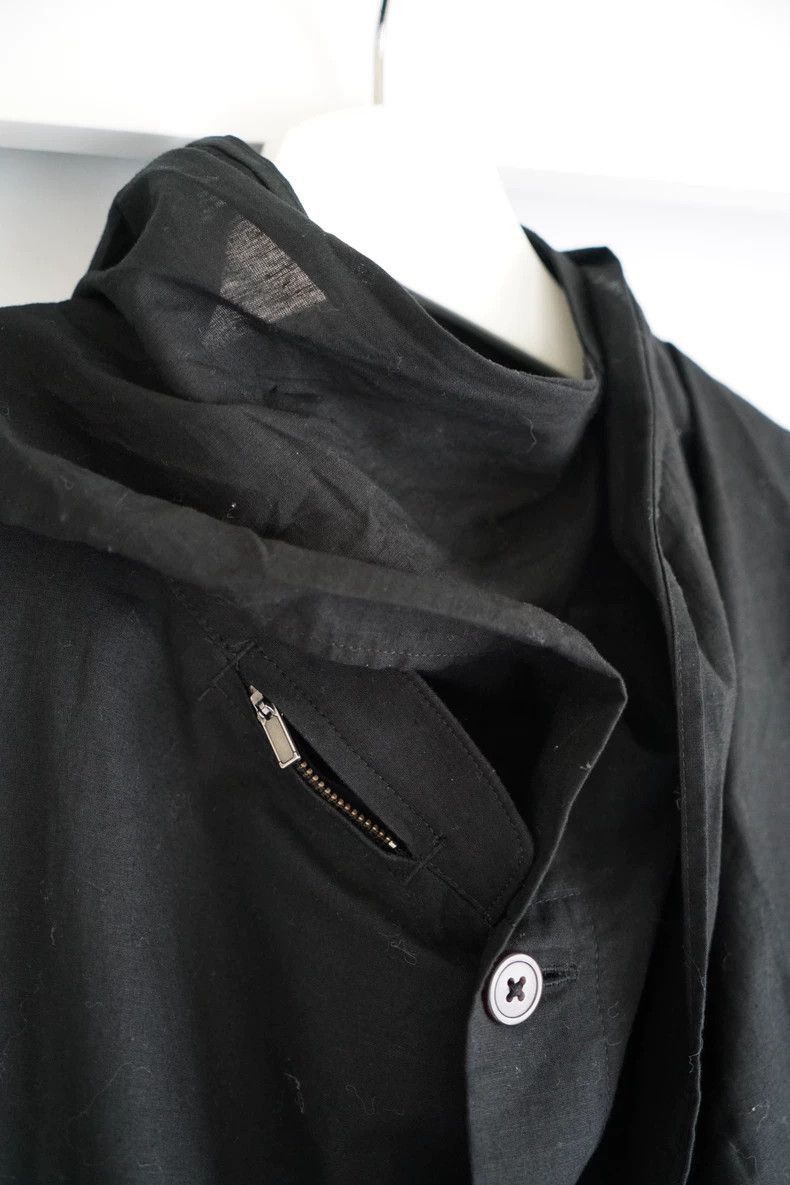 Yohji Yamamoto Yohji Yamamoto Yohji Yamamoto Cotton Linen Scarf Coat Size US L / EU 52-54 / 3 - 3 Thumbnail