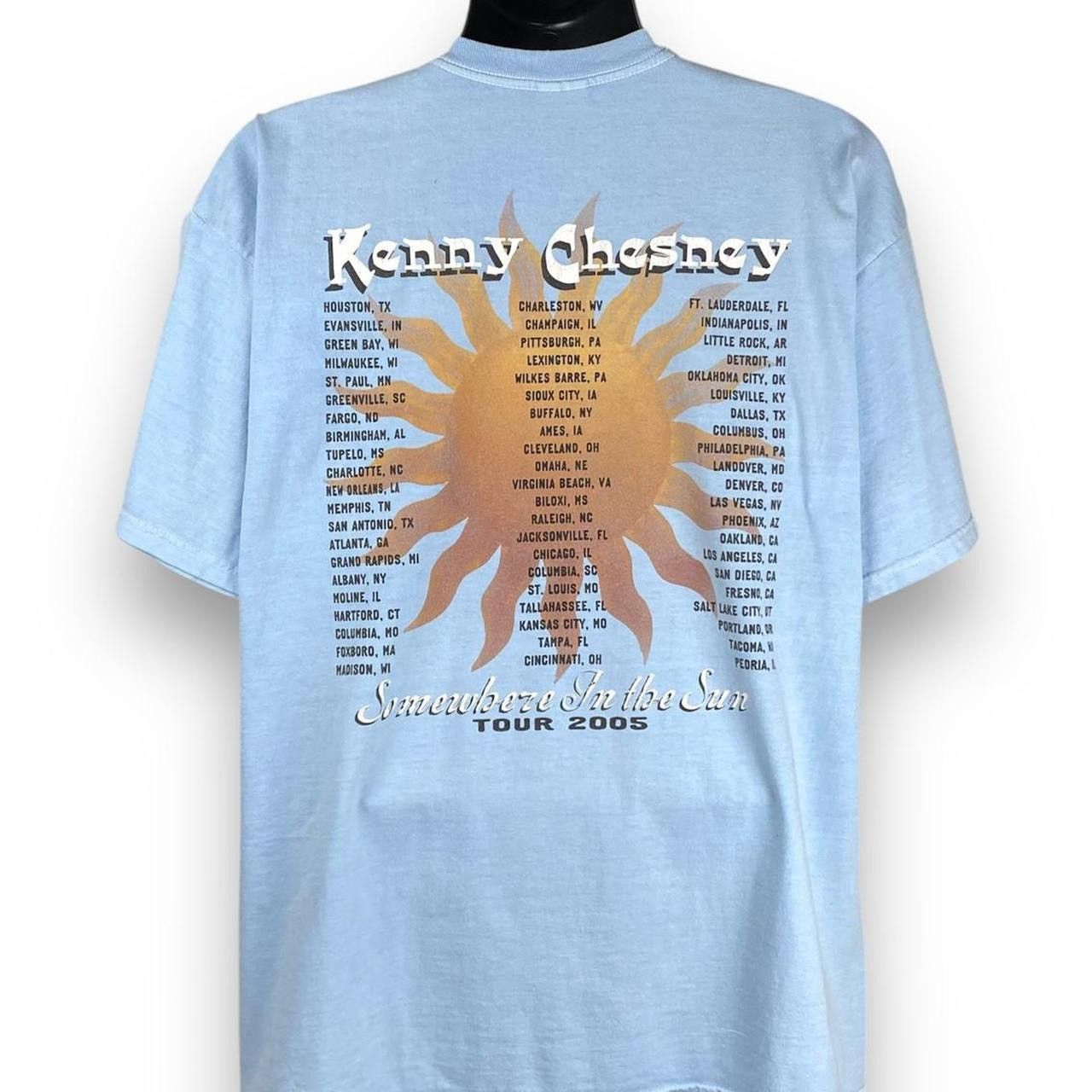 Band Tees × Vintage Vintage Kenny Chesney Country Music Tour Tee Tshirt Size US XL / EU 56 / 4 - 2 Thumbnail