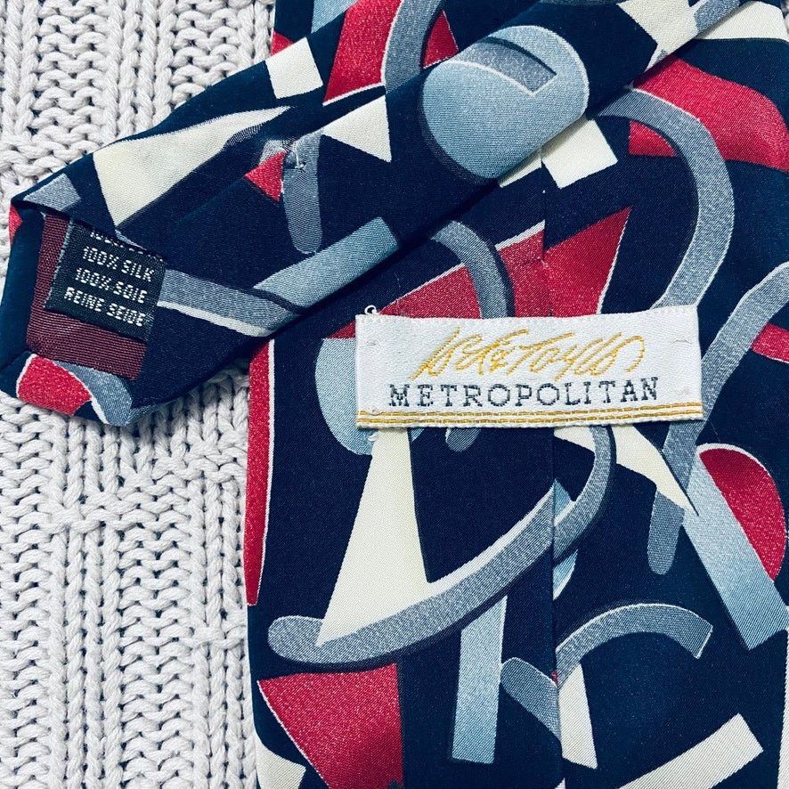 Lord & Taylor Vintage Lord & Taylor Metropolitan 80s silk tie Size ONE SIZE - 3 Thumbnail