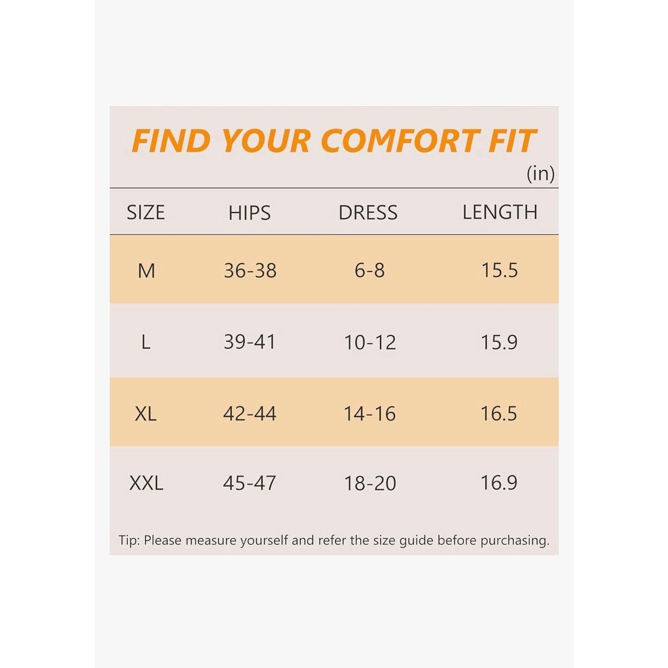 The Unbranded Brand Slip Shorts for Under Dresses Anti Chafing High Waisted Size 27" / US 4 / IT 40 - 4 Thumbnail