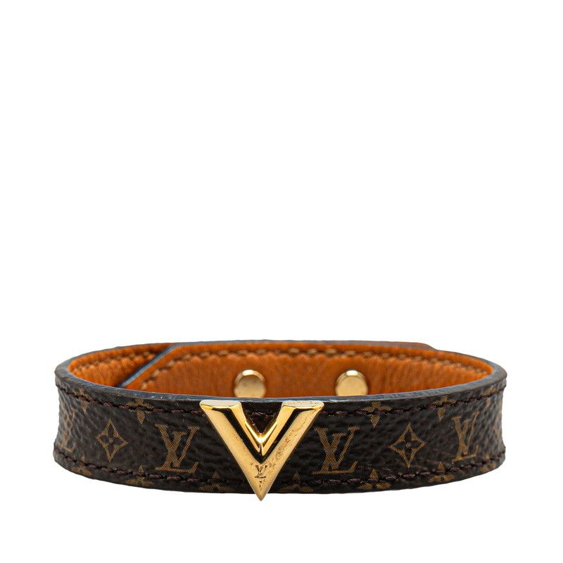 Louis Vuitton Louis Vuitton Louis Vuitton Essential V Monogram Bracelet Size 17 Canvas Bracelet M6042 Size ONE SIZE - 1 Thumbnail