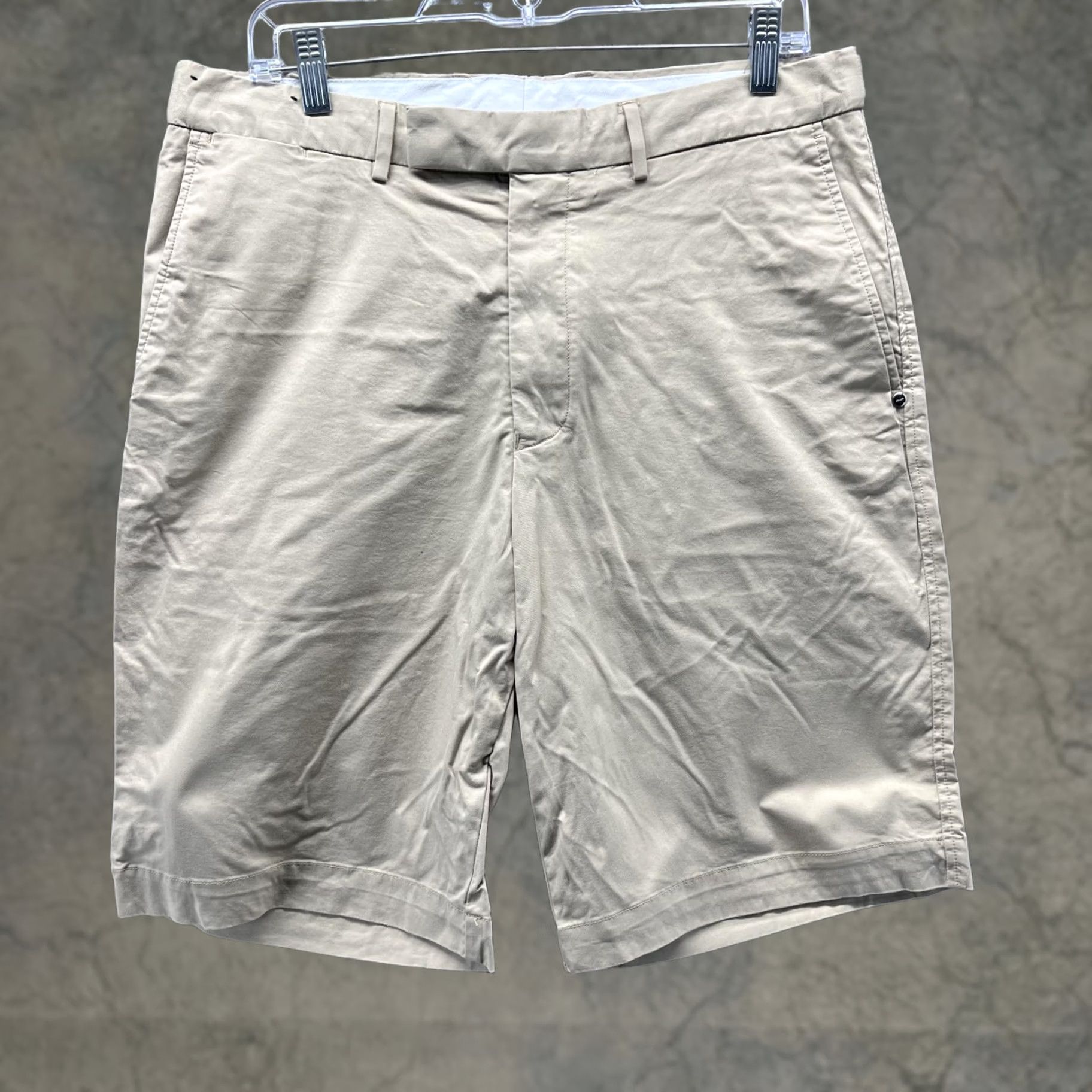 Ralph Lauren RLX Ralph Lauren Shorts Mens 34 Chino Flat Front Casual Beige Stretch Golf Pocketed Size US 34 / EU 50 - 1 Thumbnail