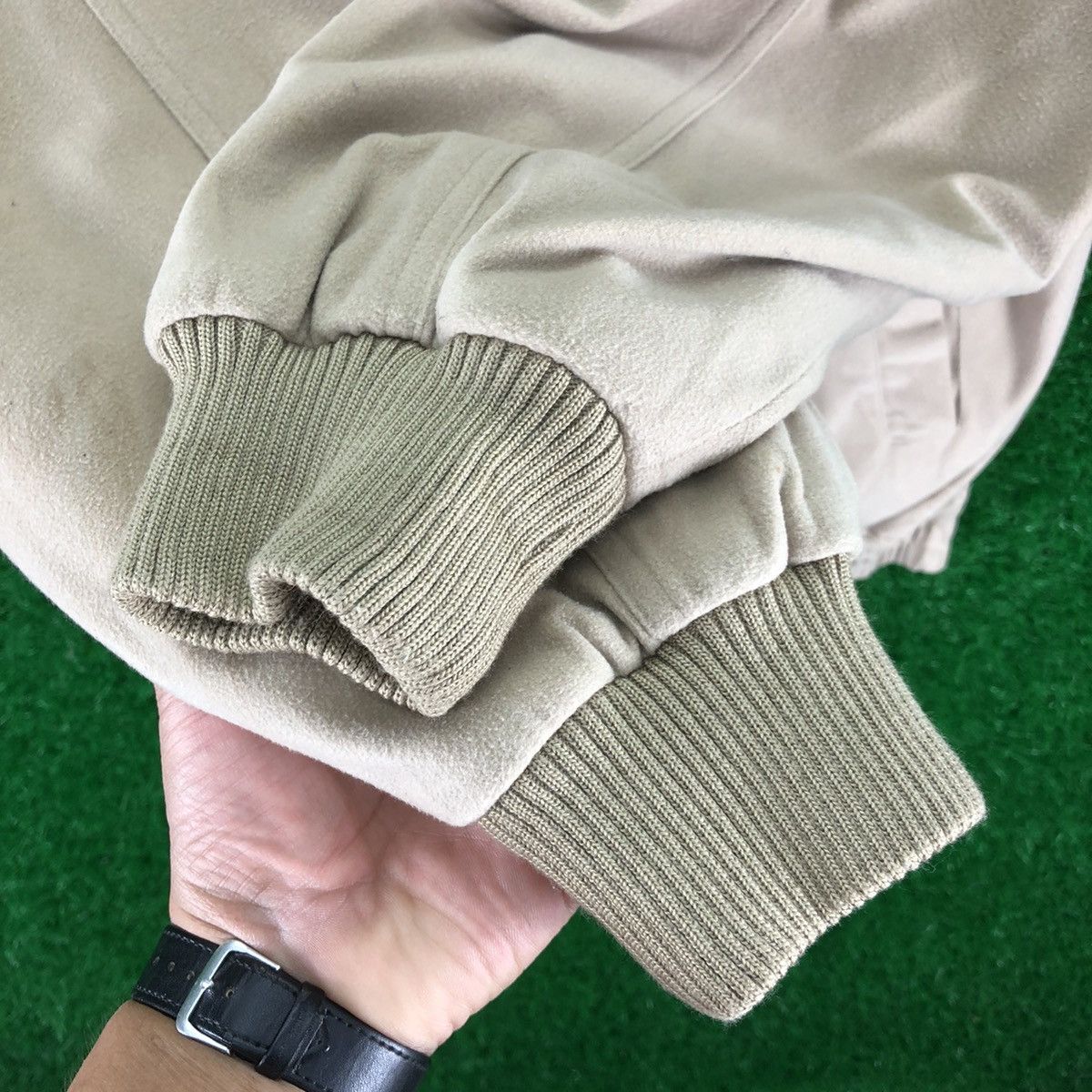Japanese Brand Vintage 80's Casual Work Fleece Zipper Jacket by Jaguar Club Size US L / EU 52-54 / 3 - 10 Thumbnail