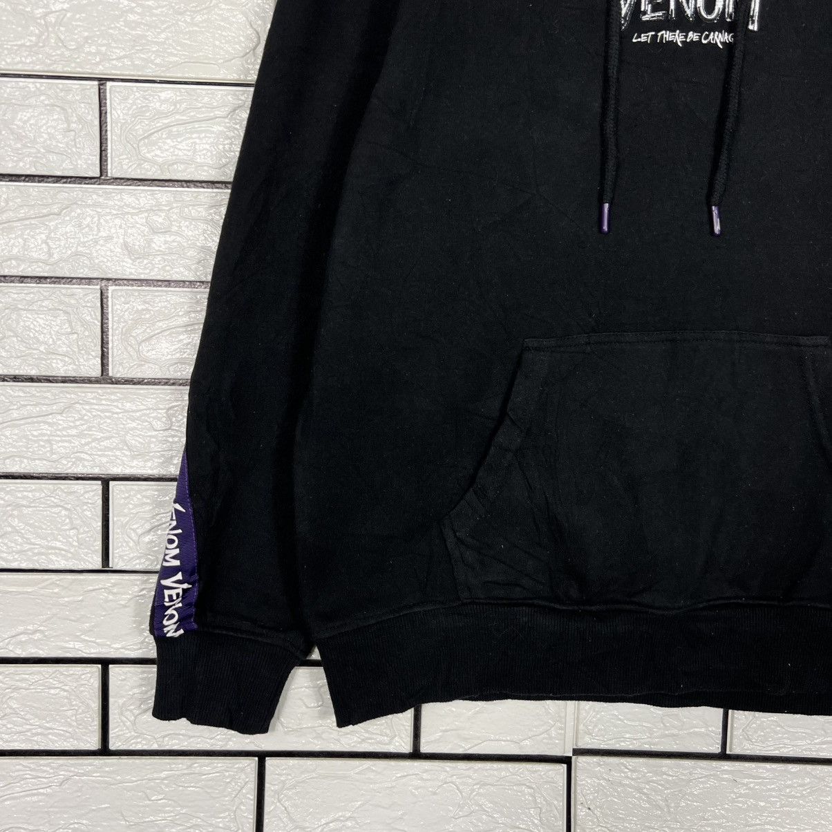 Marvel Comics MARVEL VENOM Pullover Hoodie Sweatshirt #4306-C195 Size US L / EU 52-54 / 3 - 5 Thumbnail