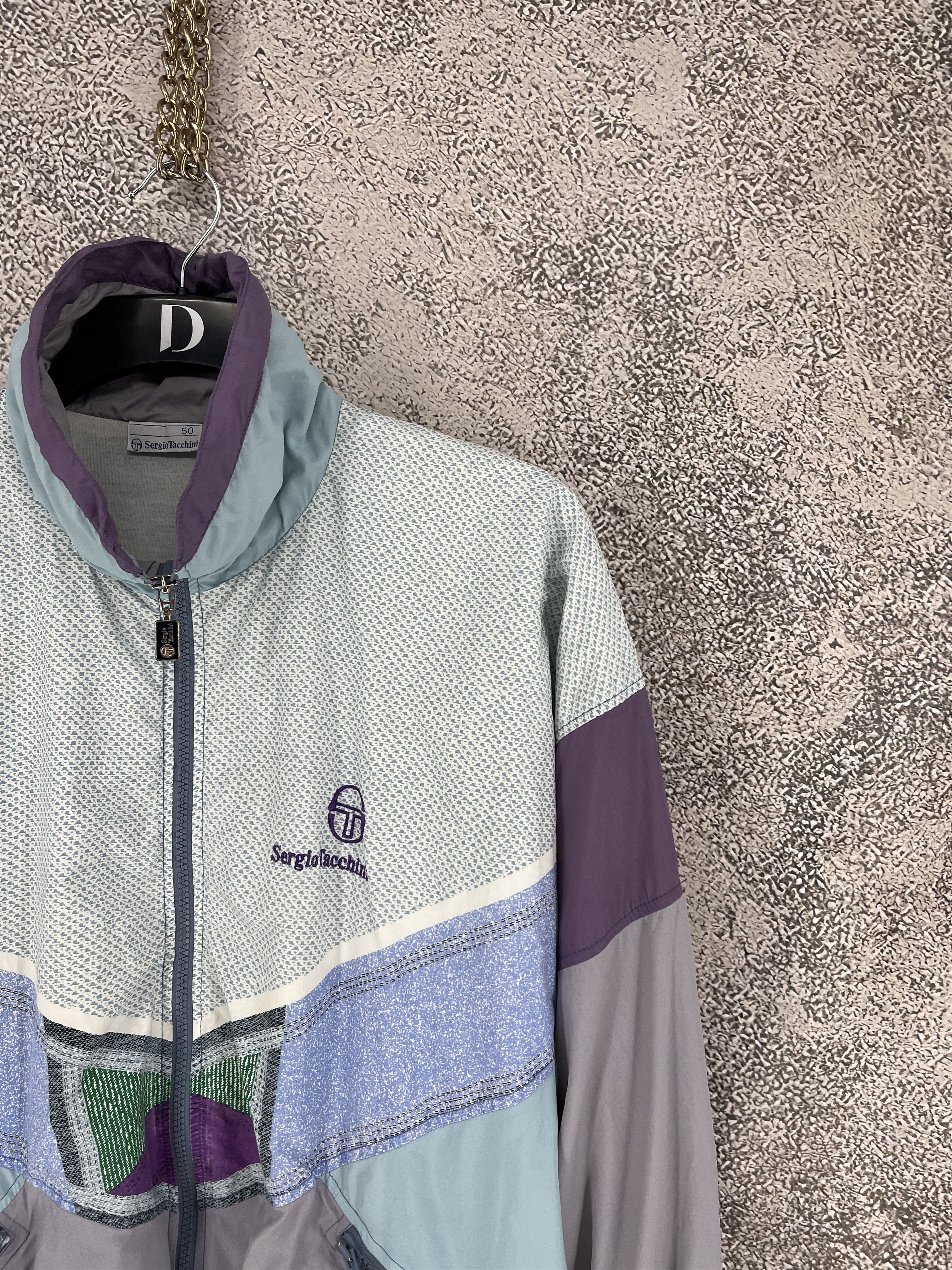 Sergio Tacchini VINTAGE Sergio Tacchini Track Suit Light Jacket + Pants Set Size US M / EU 48-50 / 2 - 7 Thumbnail