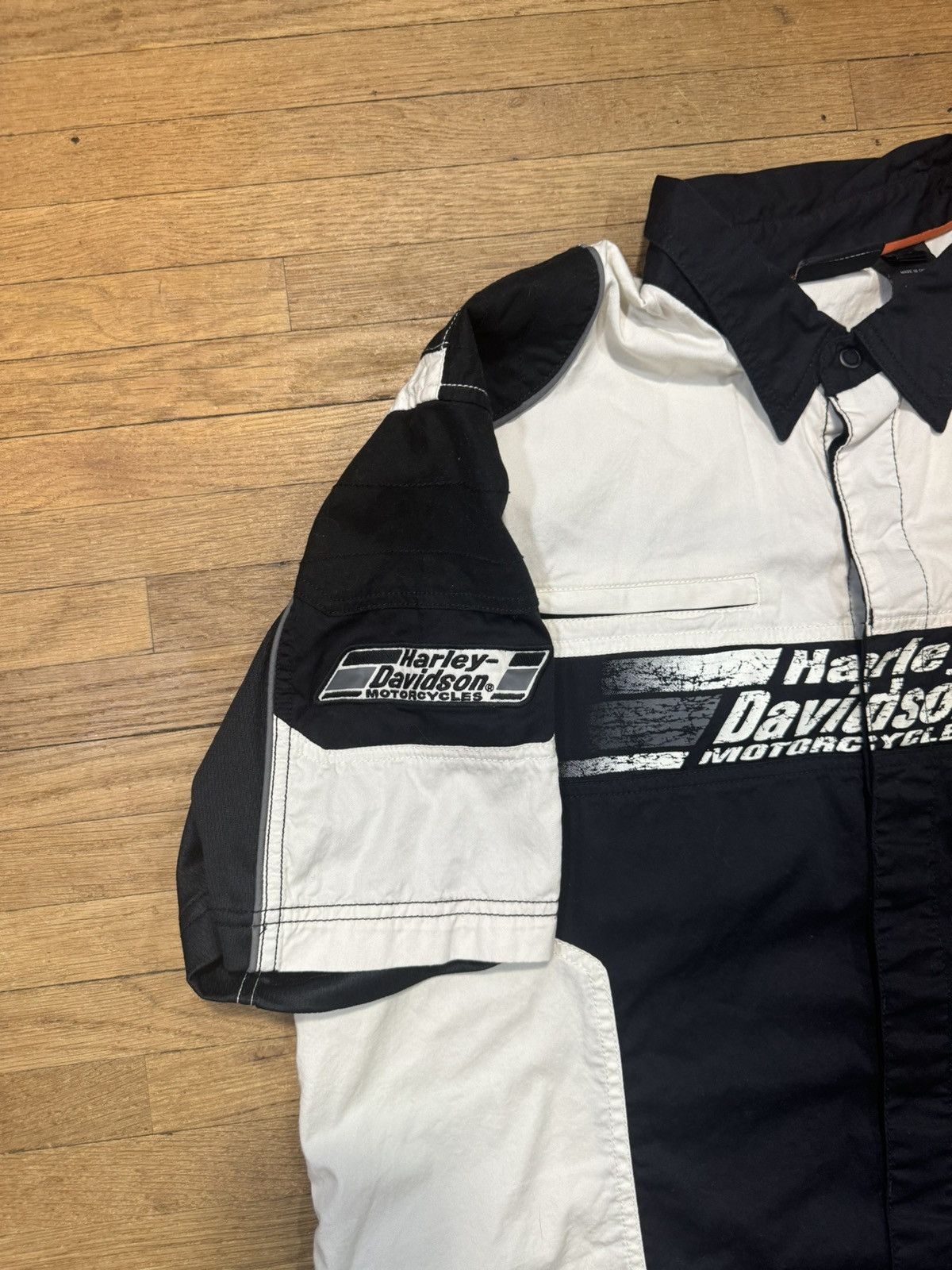 Harley Davidson Vintage Harley Davidson Button Up Shirt Size US XL / EU 56 / 4 - 8 Thumbnail