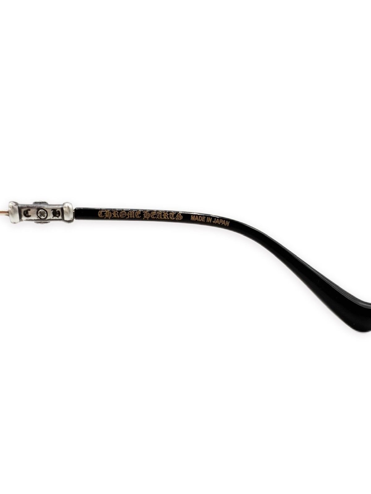 Chrome Hearts Chrome Hearts ‘Bubba-A’ White Gold Silver Floral Glasses Size ONE SIZE - 5 Thumbnail