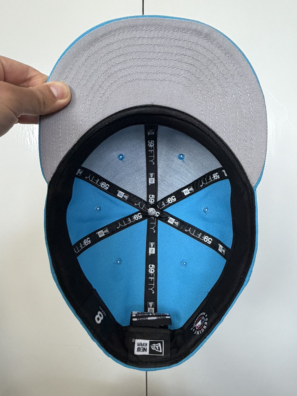 New Era NEW ERA 59FIFTY LOS ANGELES LA DODGERS CAP HAT MLB SKY BLUE Size ONE SIZE - 10 Thumbnail