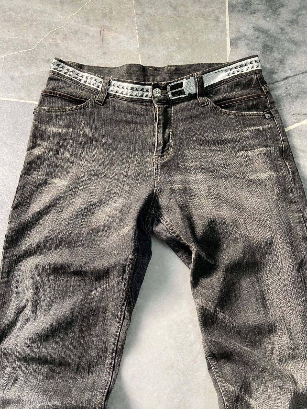 PPFM PPFM Jeans Punk Jeans Art design Pants Size US 33 - 4 Thumbnail