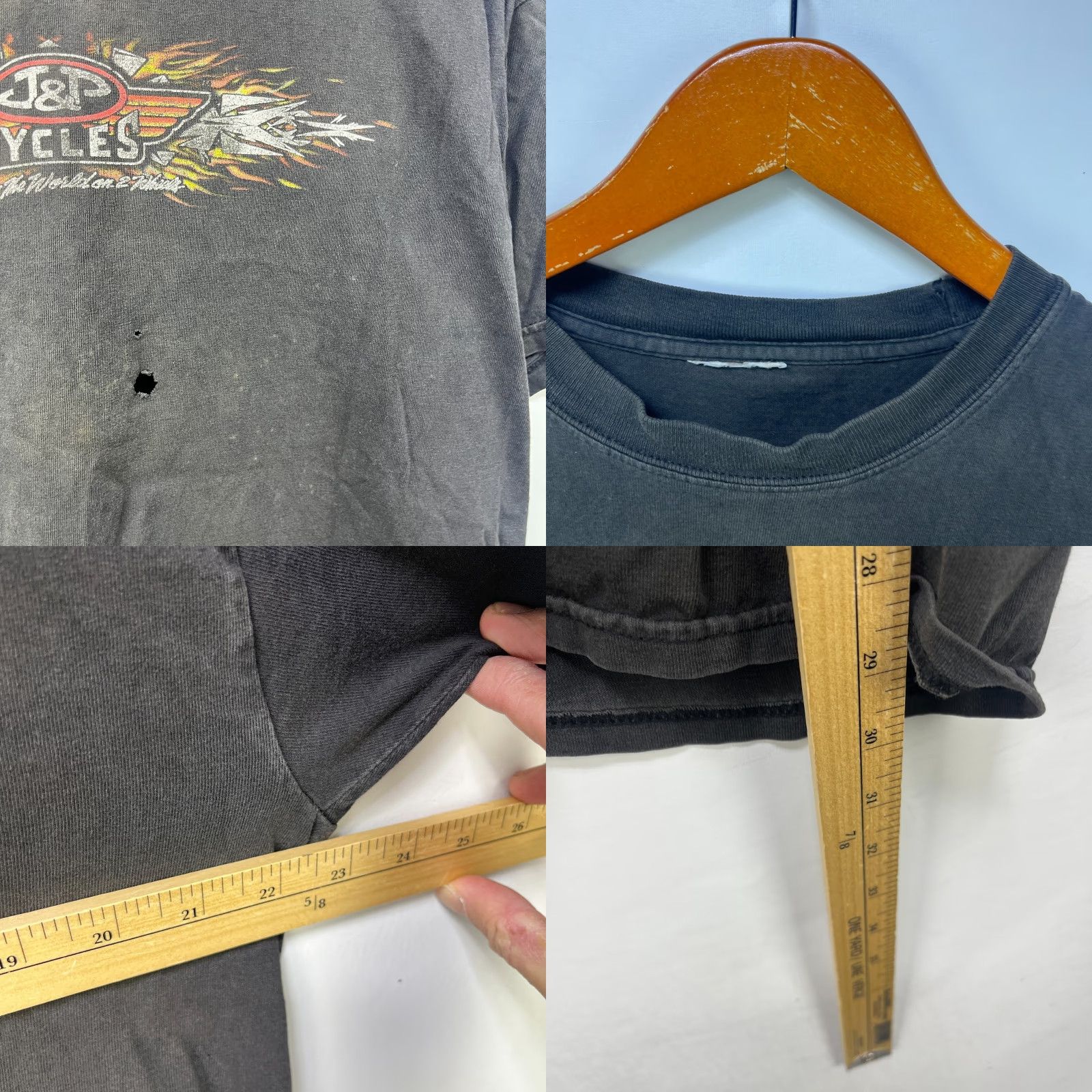 Harley Davidson VINTAGE Harley-Davidson T-Shirt XL Black Crew Neck Short Sleeve Graphic Print 2-Sided Mens Size US XL / EU 56 / 4 - 8 Thumbnail