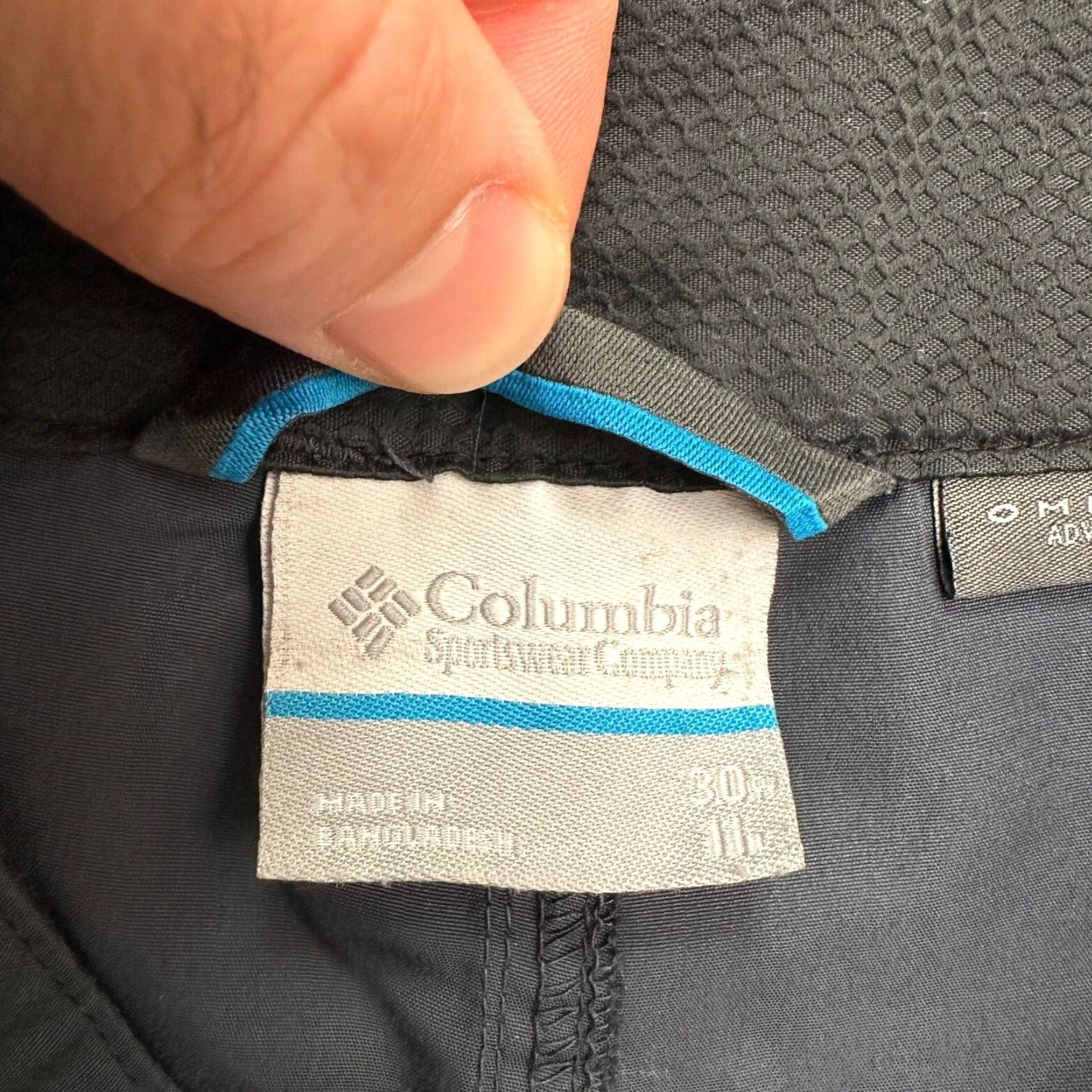 Vintage Columbia Shorts Mens 30 Blue Omni Shield Outdoor Hiking Snap Button Size US 30 / EU 46 - 6 Thumbnail
