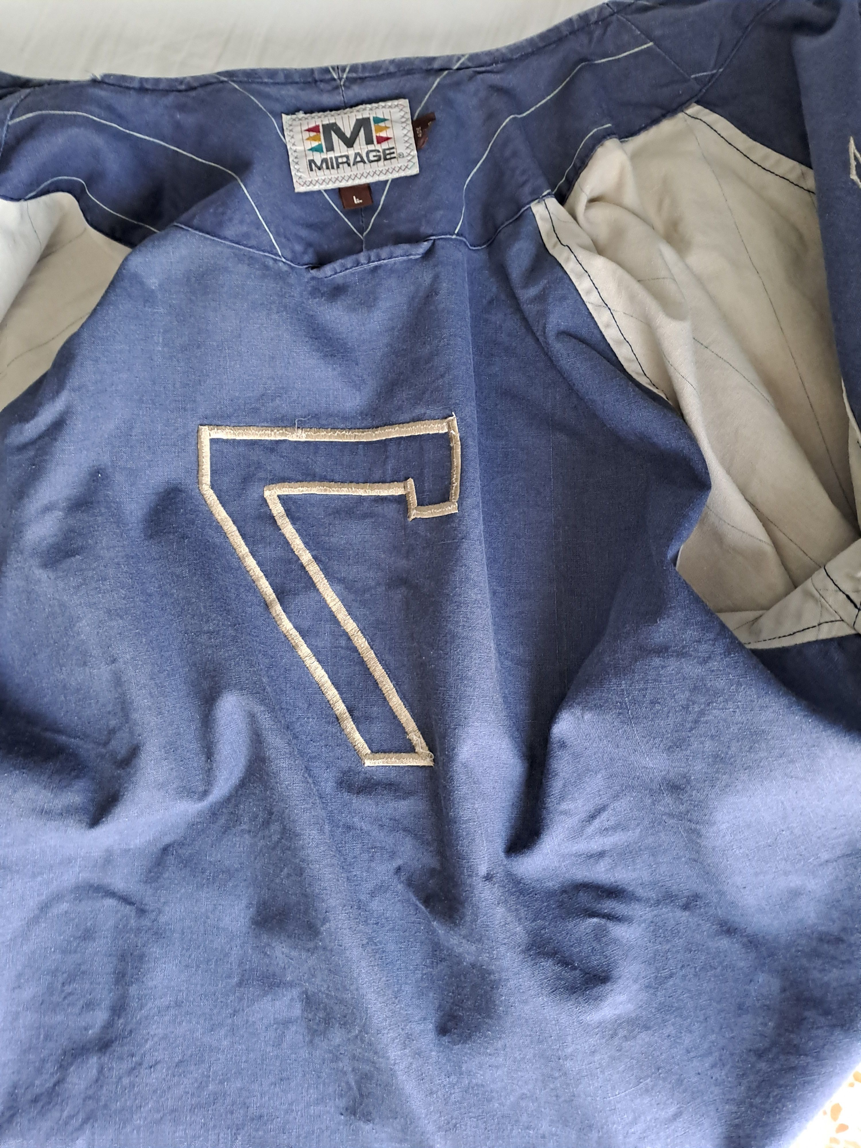 Mirage Mirage Cooperstown basebnall bicolor cotton shirt Size US L / EU 52-54 / 3 - 14 Thumbnail
