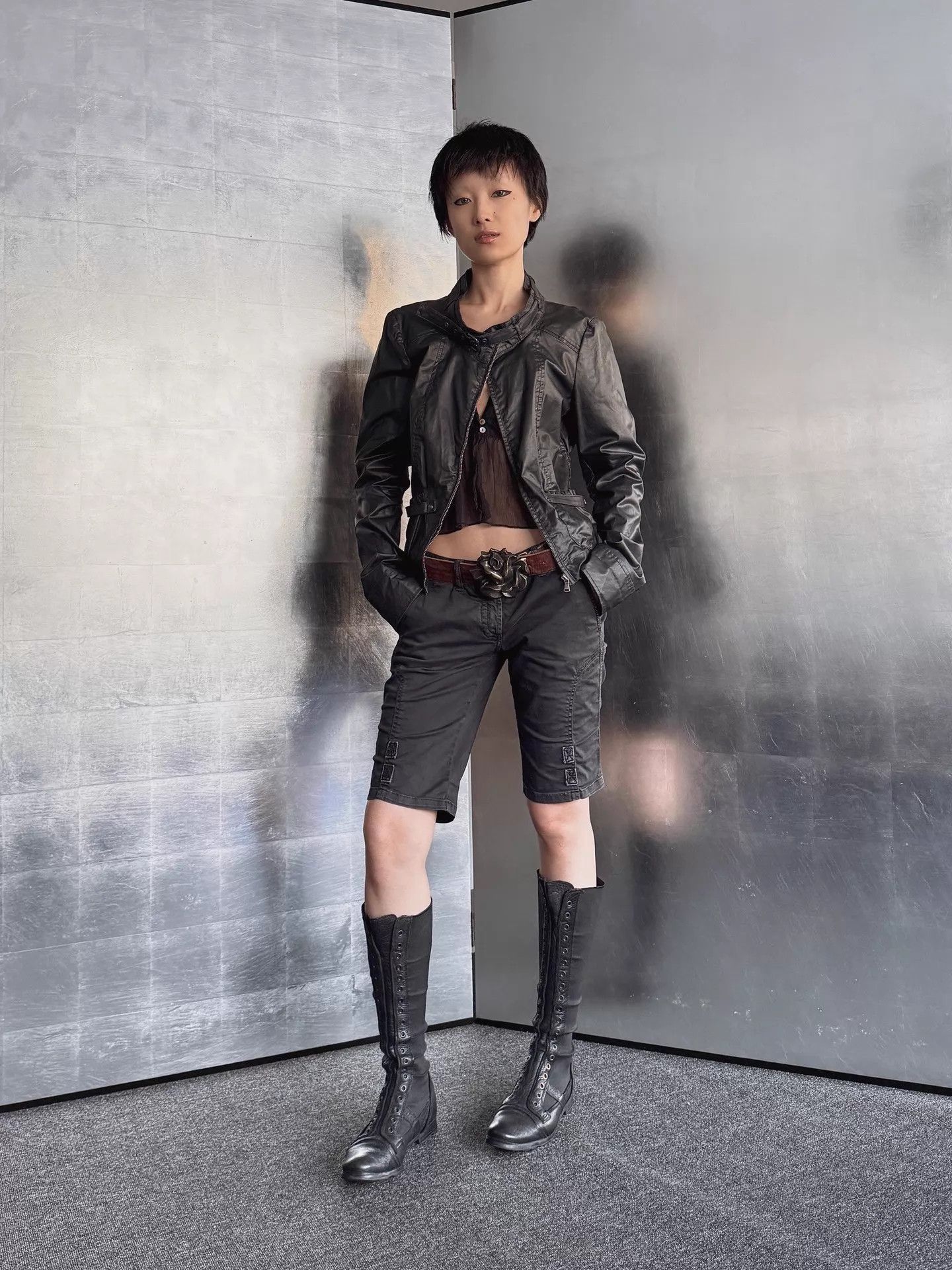 Miss Sixty Miss Sixty Vintage Metal Black Scimitar Waist Jacket XL Size XL / US 12-14 / IT 48-50 - 9 Thumbnail