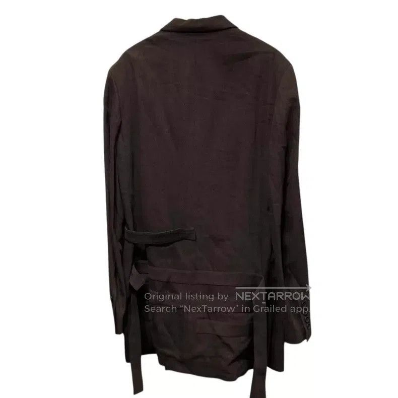 Yohji Yamamoto Yohji Yamamoto 23 aw Breasted Strap Jacket Size US L / EU 52-54 / 3 - 3 Thumbnail