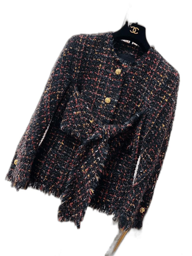 Chanel Chanel 10A Tweed Fringe Jacket Size M / US 6-8 / IT 42-44 - 1 Thumbnail
