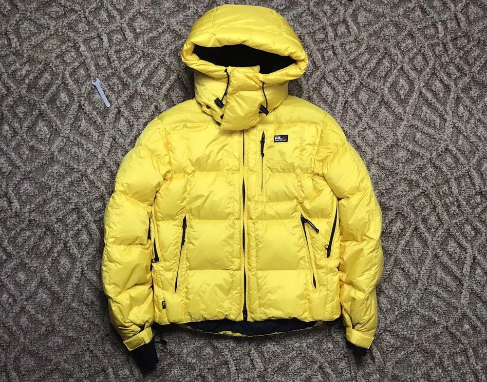 Vintage rlx polo ralph lauren sport down hooded jacket