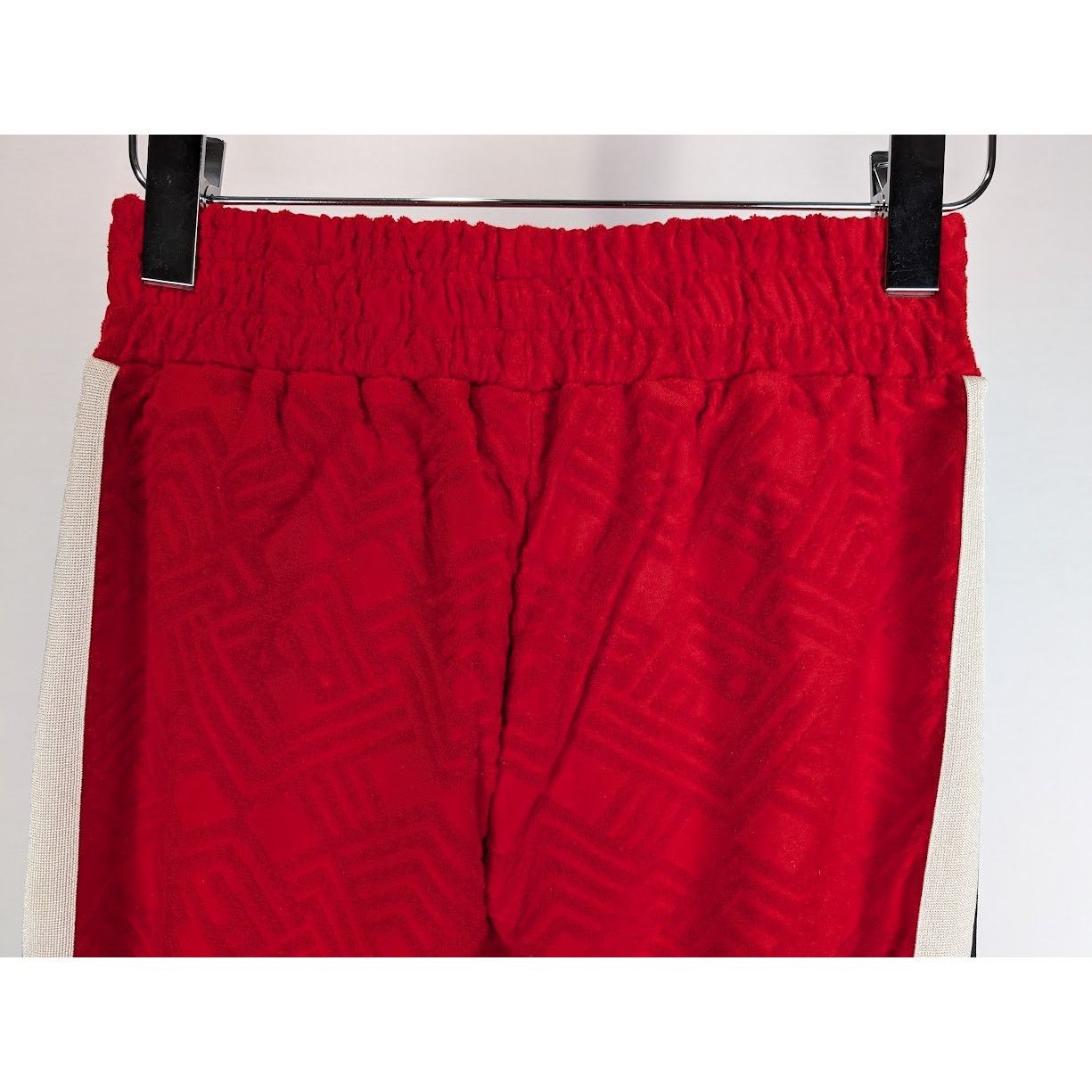 Palm Angels o1rshd1 Terry Track Pant in Red Off White Size US 30 / EU 46 - 17 Thumbnail