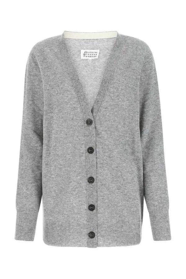 Maison Margiela o1y0625 Cardigan in Light Gray Size S / US 4 / IT 40 - 1 Preview