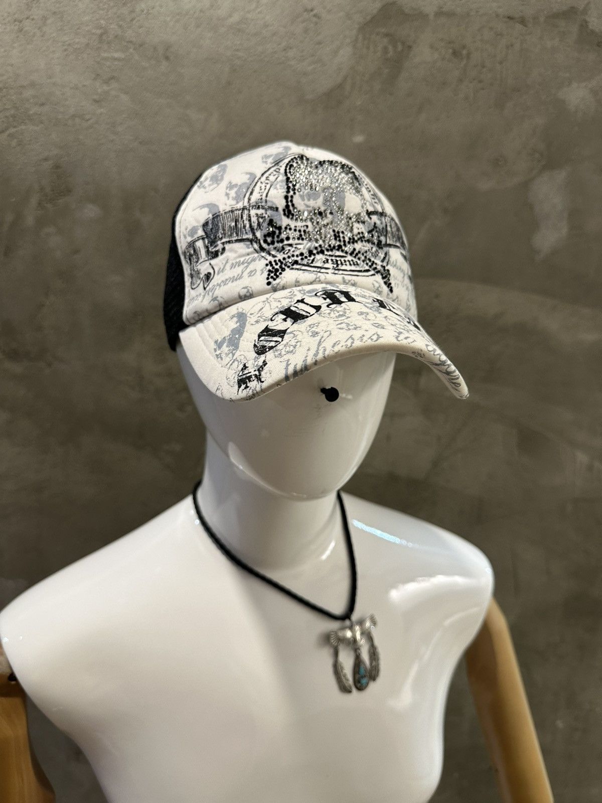 Japanese Brand × Vintage Vintage Y2K Diablo Skull Hats (OSFA) Size ONE SIZE - 3 Thumbnail