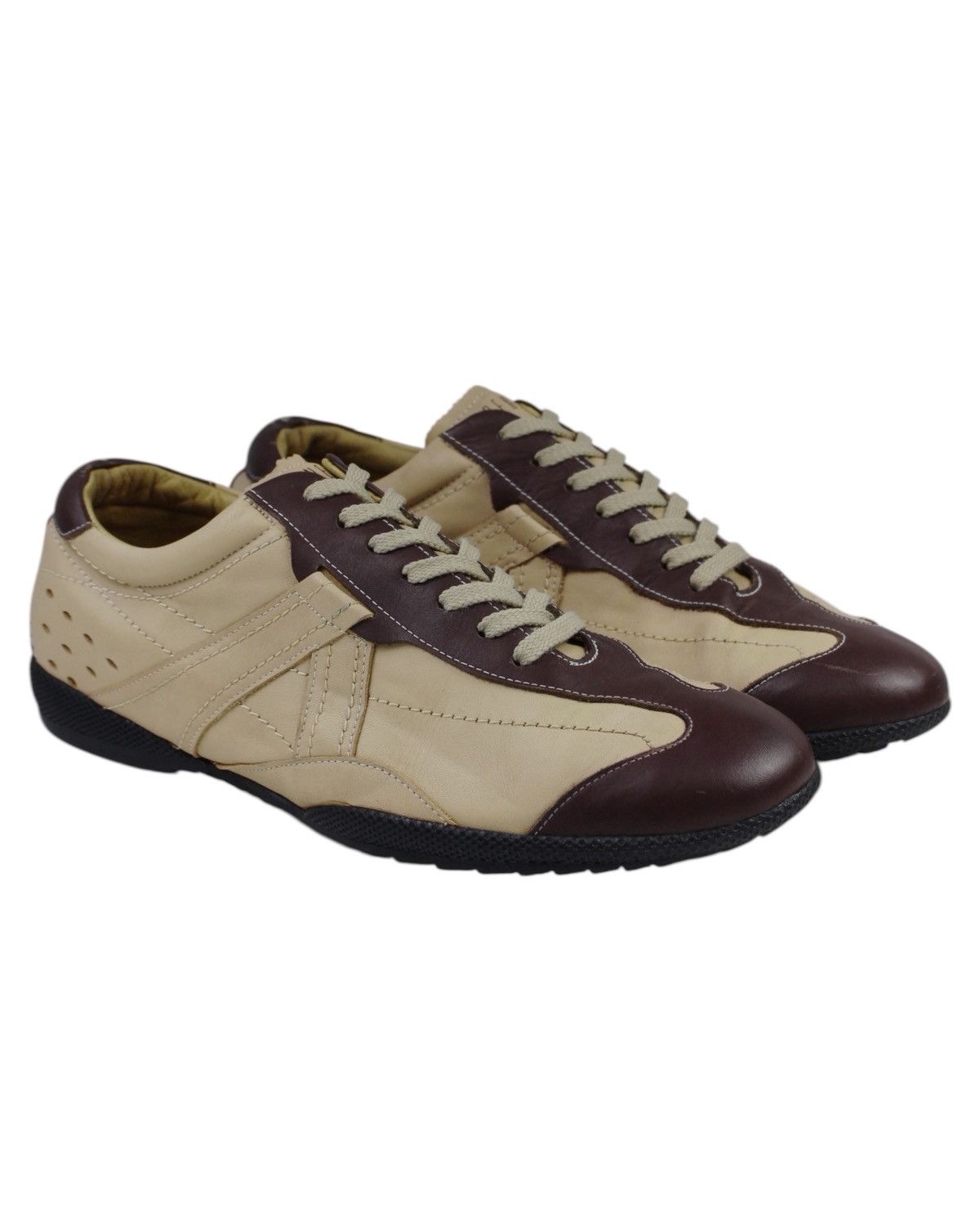 Japanese Brand 2000S BENESU JAPAN PREMIUM TWO-TONE STREET SNEAKERS Size US 8 / EU 41 - 1 Thumbnail