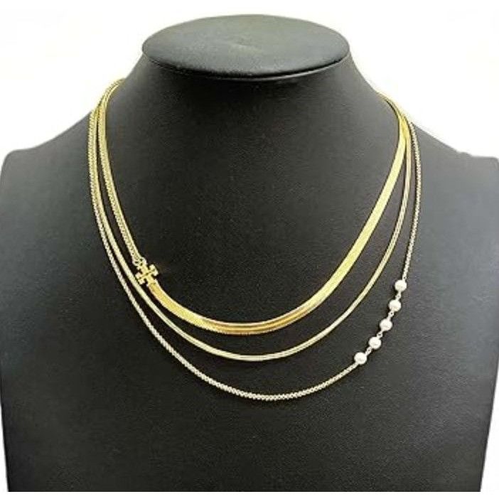 SOLD OUT!! AUTHENTIC GOLD KIRA PEARL LAYERED NECKLACE!!!