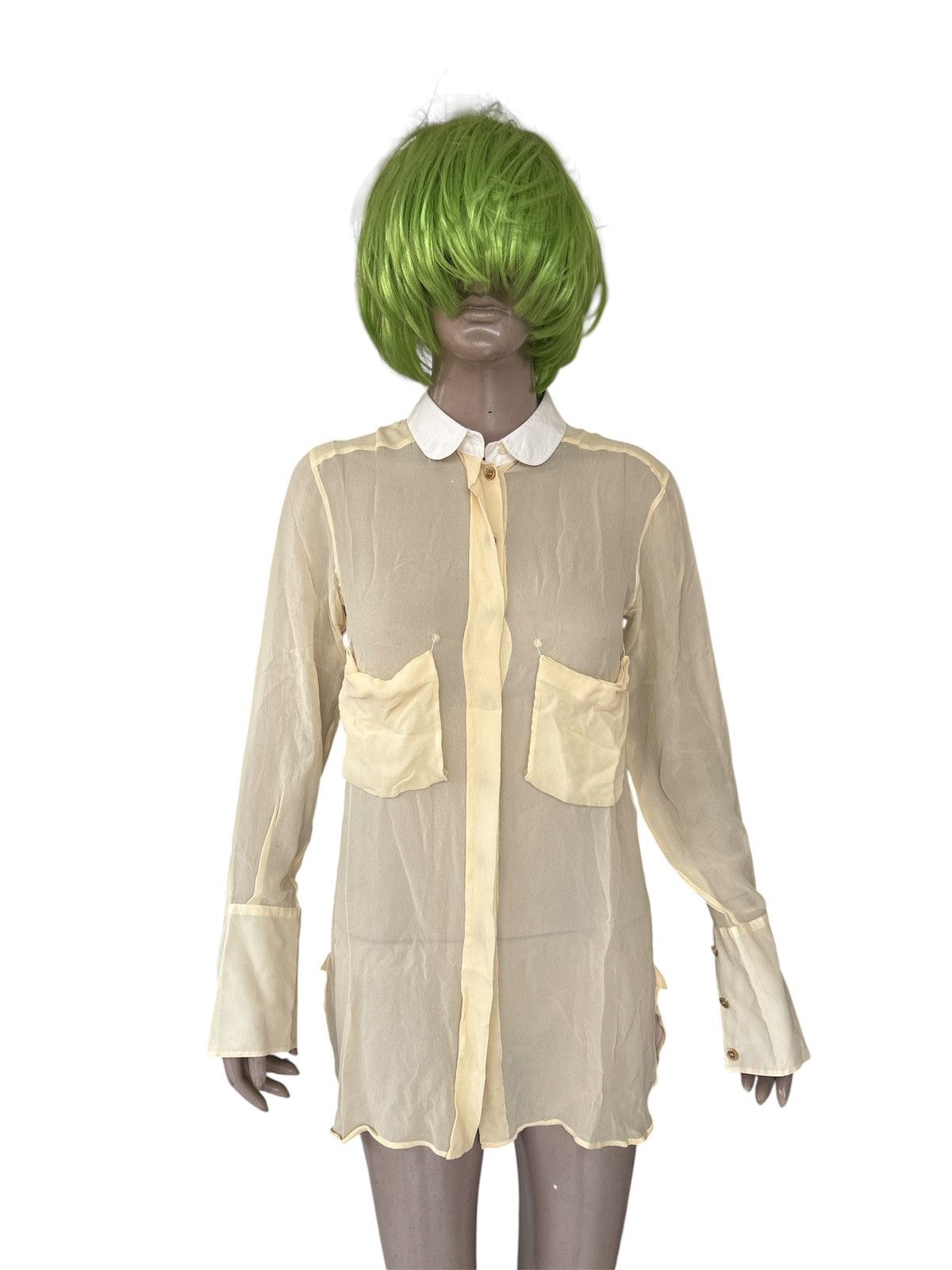 Celine Phoebe Philo era Silk Blouse Size S / US 4 / IT 40 - 1 Thumbnail