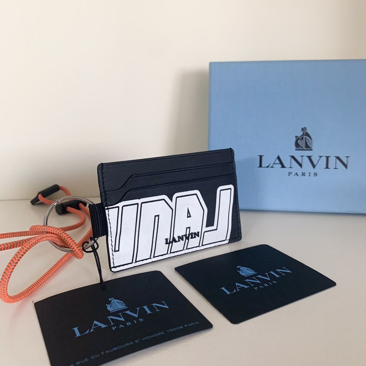 Lanvin Lanvin leather card wallet lanyard Size ONE SIZE - 17 Thumbnail