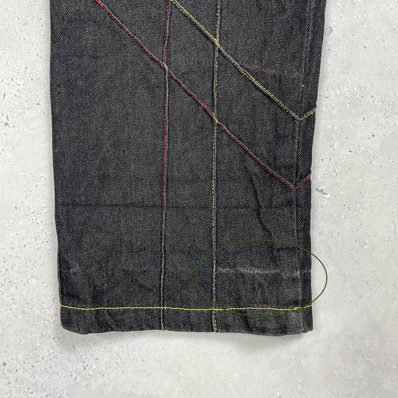 Japanese Brand × Vintage Vintage 2000s Raw Blue Rap Hip Hop Jeans Gray Size 34 Size US 34 / EU 50 - 14 Thumbnail