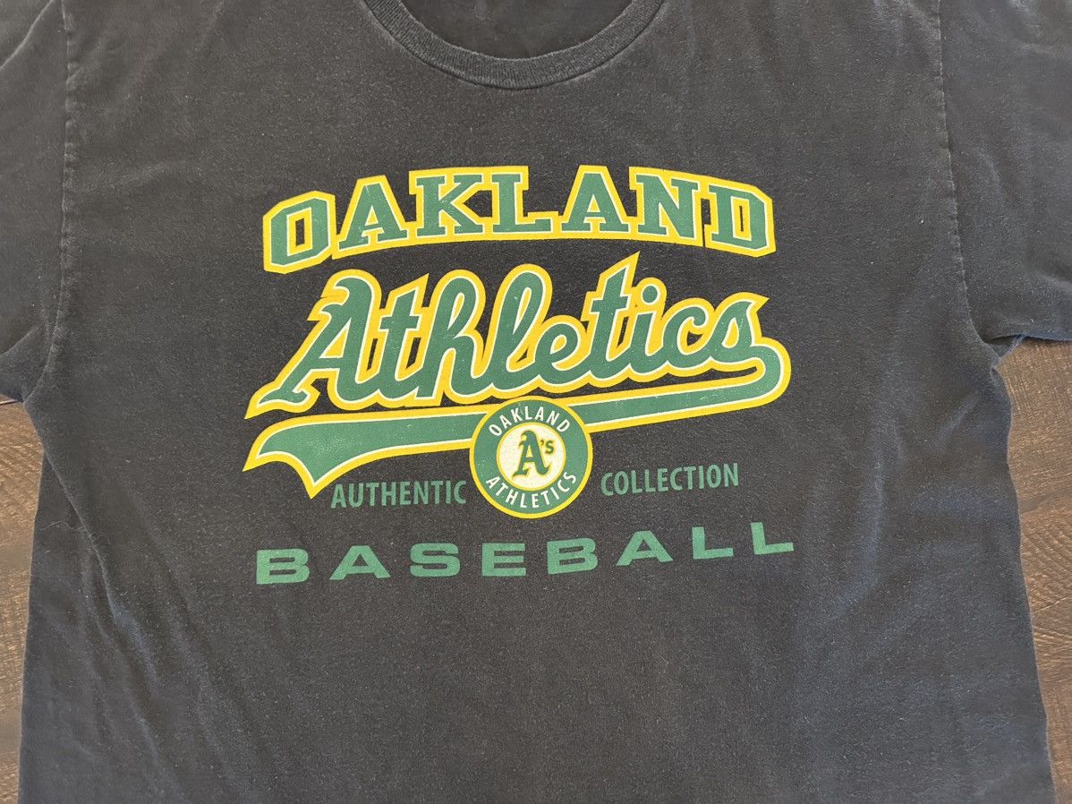 Alstyle VTG Oakland Athletics MLB T Shirt Size Adult L/XL Size US L / EU 52-54 / 3 - 3 Thumbnail