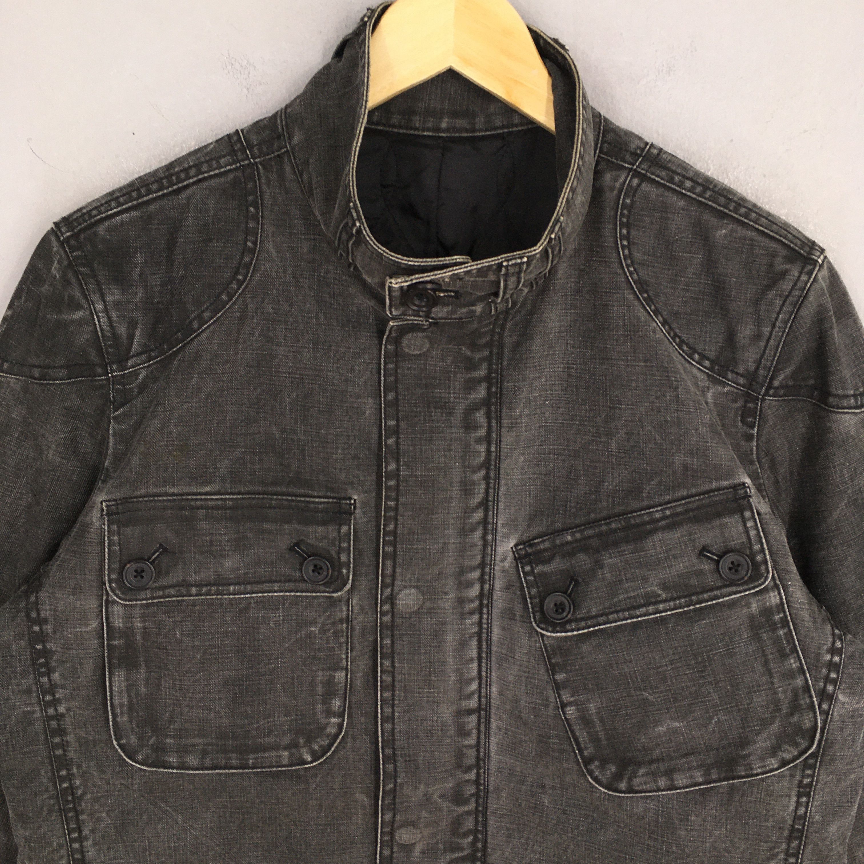 Japanese Brand Vintage Japanese Workwear Denim Jeans Jacket Medium Size US M / EU 48-50 / 2 - 2 Thumbnail