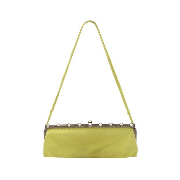 Miu Miu MIU MIU Yellow Suede Bag Grailed