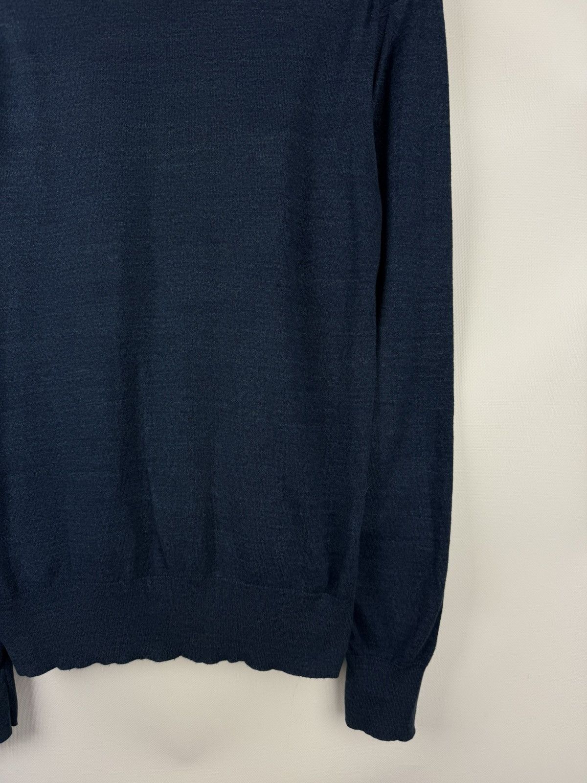 Allsaints × Japanese Brand Allsaints Fritz Crew Lightweight Cotton Sweater Pullover Size US M / EU 48-50 / 2 - 18 Thumbnail