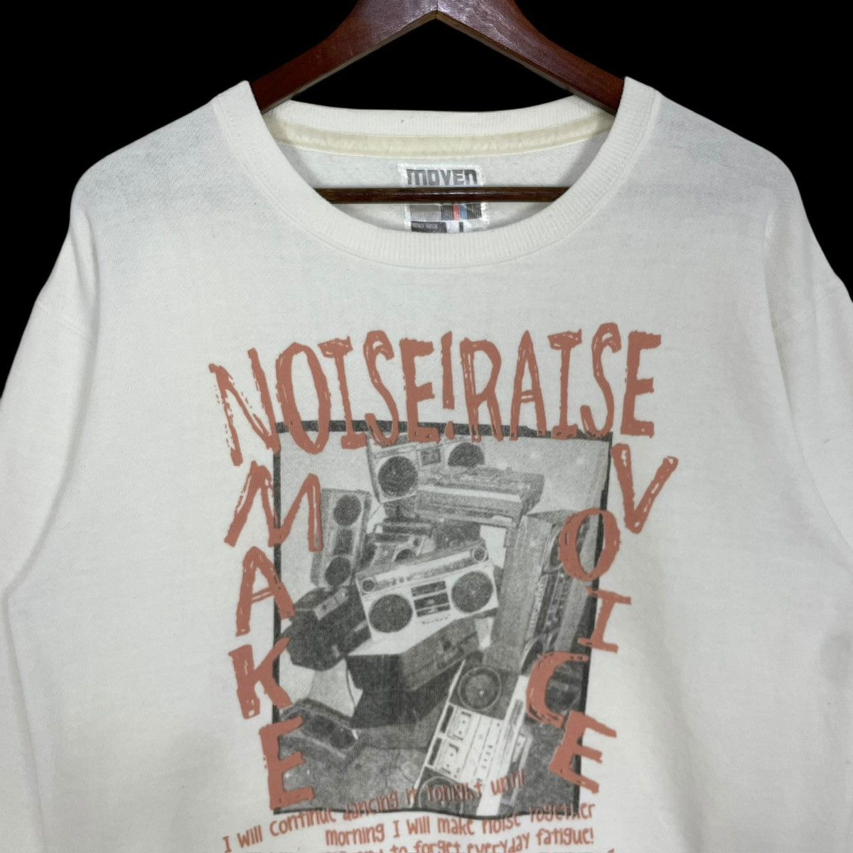 Other Vintage Japanese Streetwear Sweatshirt Noise Raise Movem Size US M / EU 48-50 / 2 - 7 Thumbnail