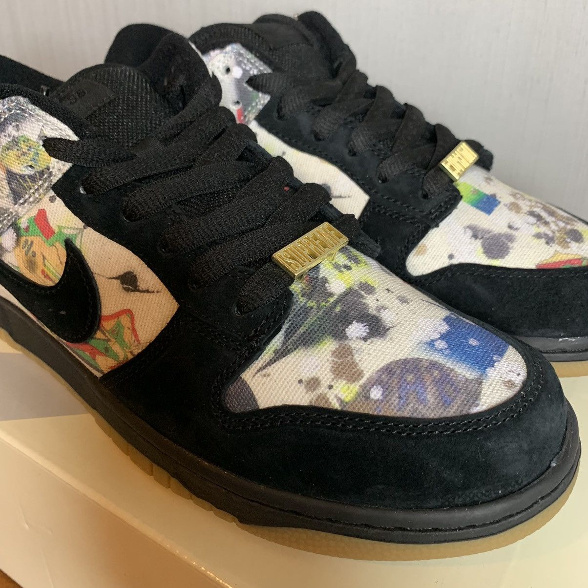 Nike × Supreme Supreme Nike SB Dunk Low Rammellzee Size US 10.5 / EU 43-44 - 8 Thumbnail